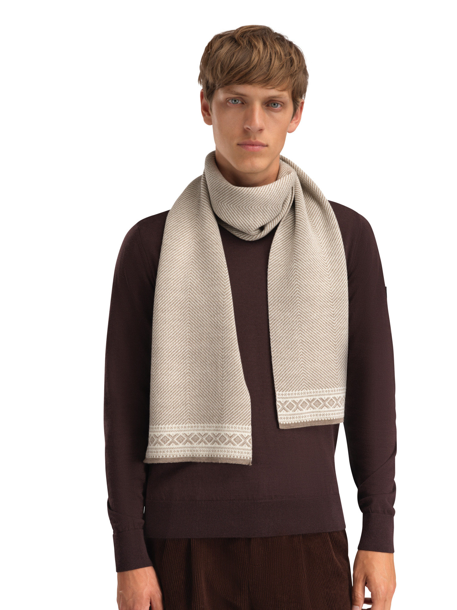 Cortina ullskjerf - merino Beige