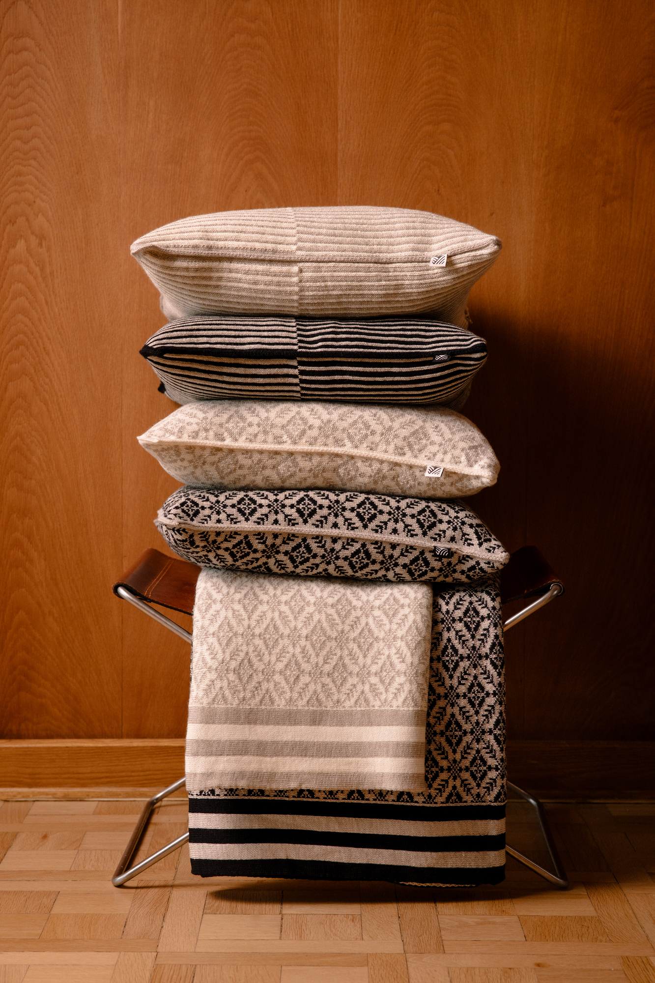 Frogner ullpledd  Sort