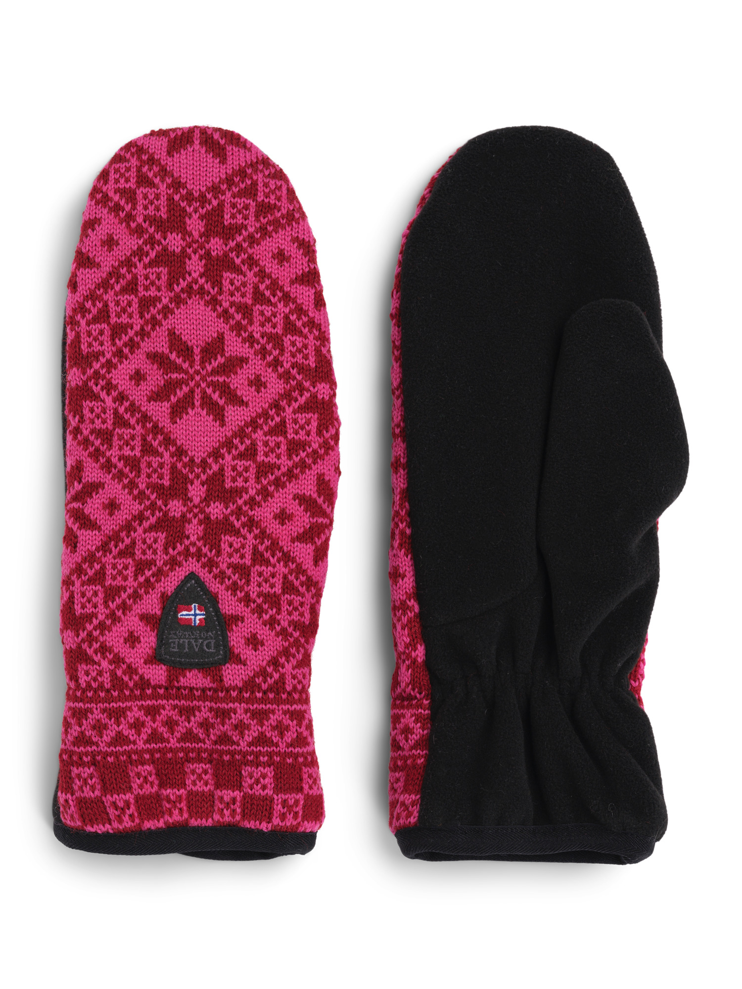 Bjorøy unisex ullvotter Rød