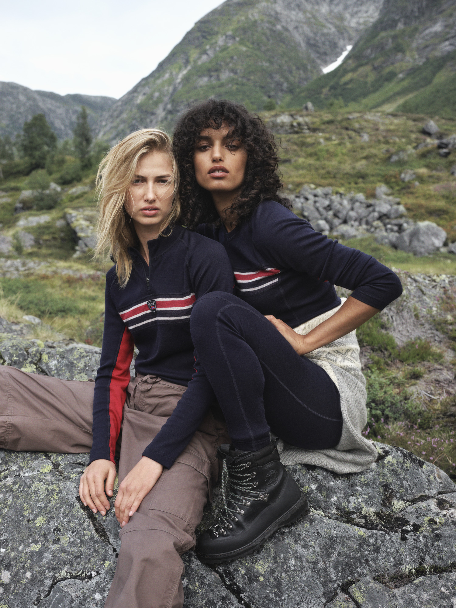 Aksla Baselayer Half zip Navy