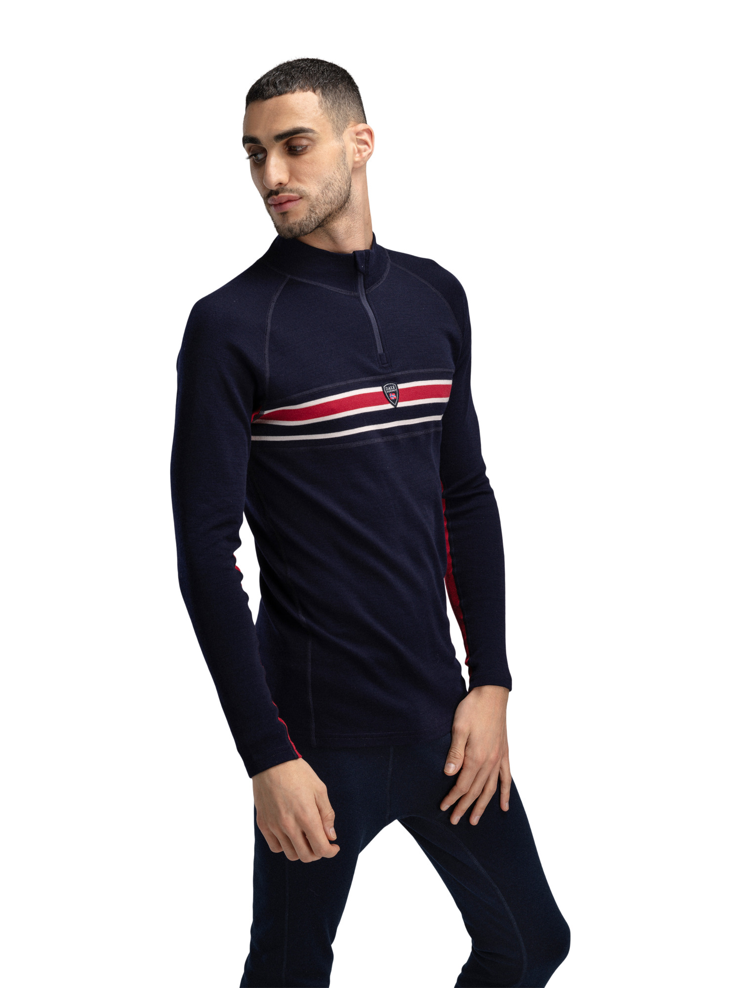 Aksla Baselayer Half zip Navy