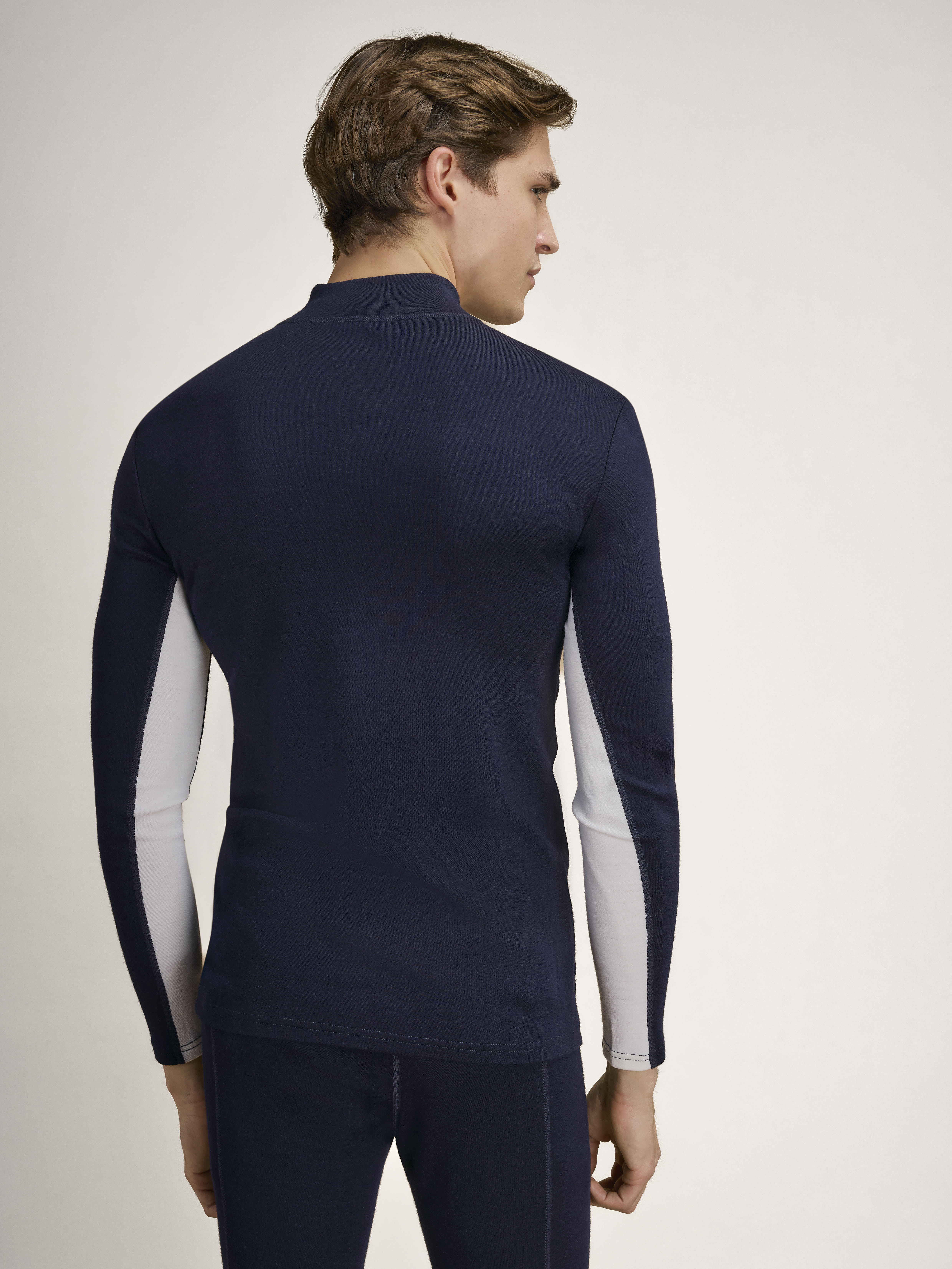 Vail Baselayer Half Zip Blå