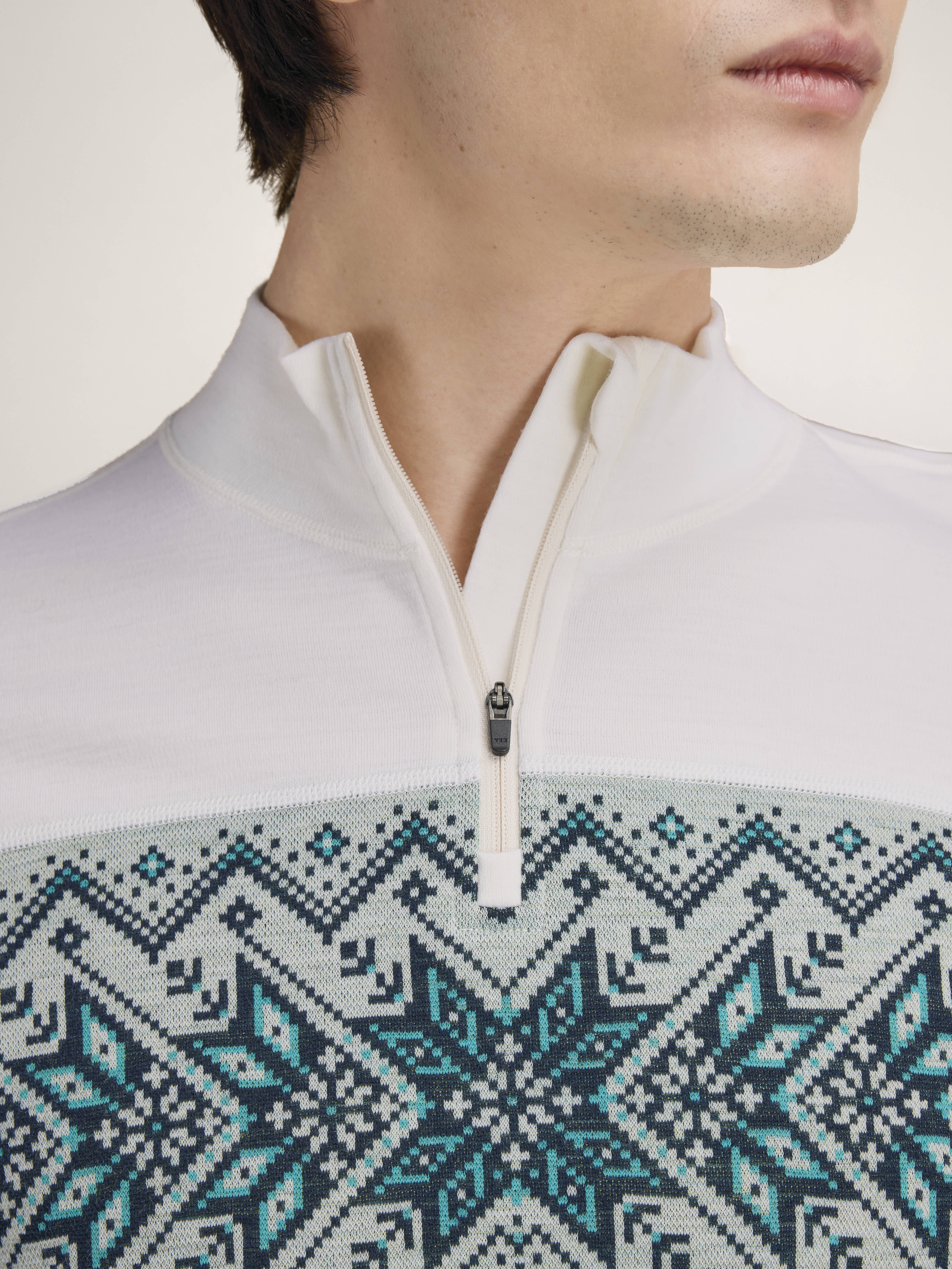 Vail Baselayer Half Zip Hvit