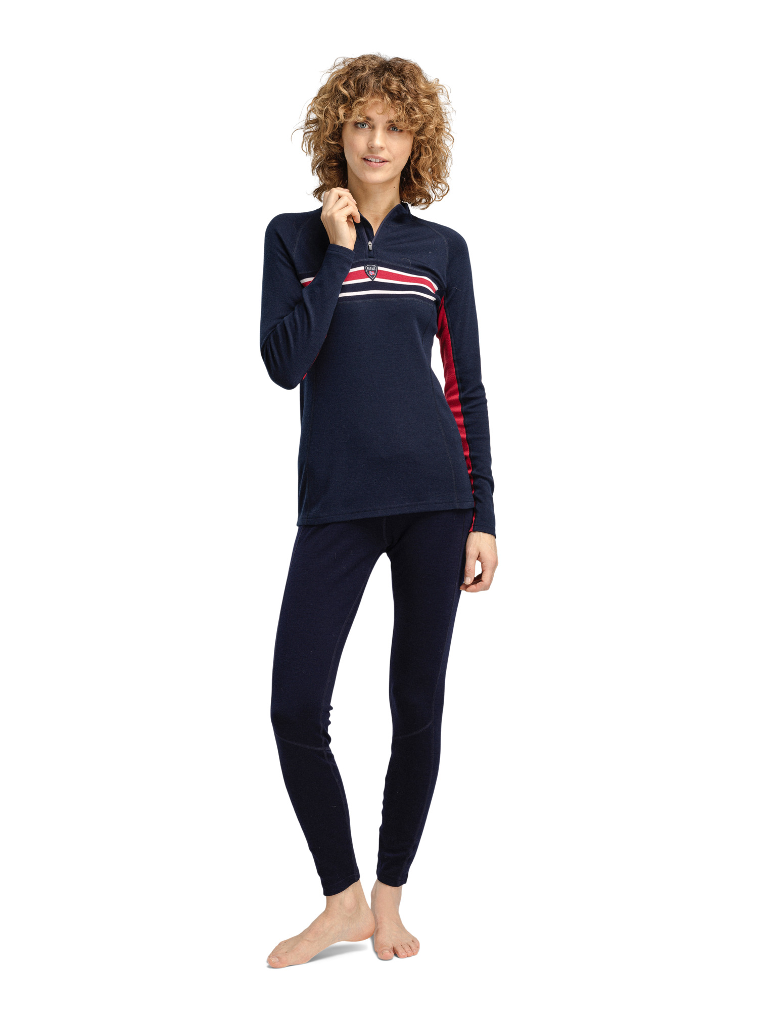 Aksla Baselayer ulltights Navy
