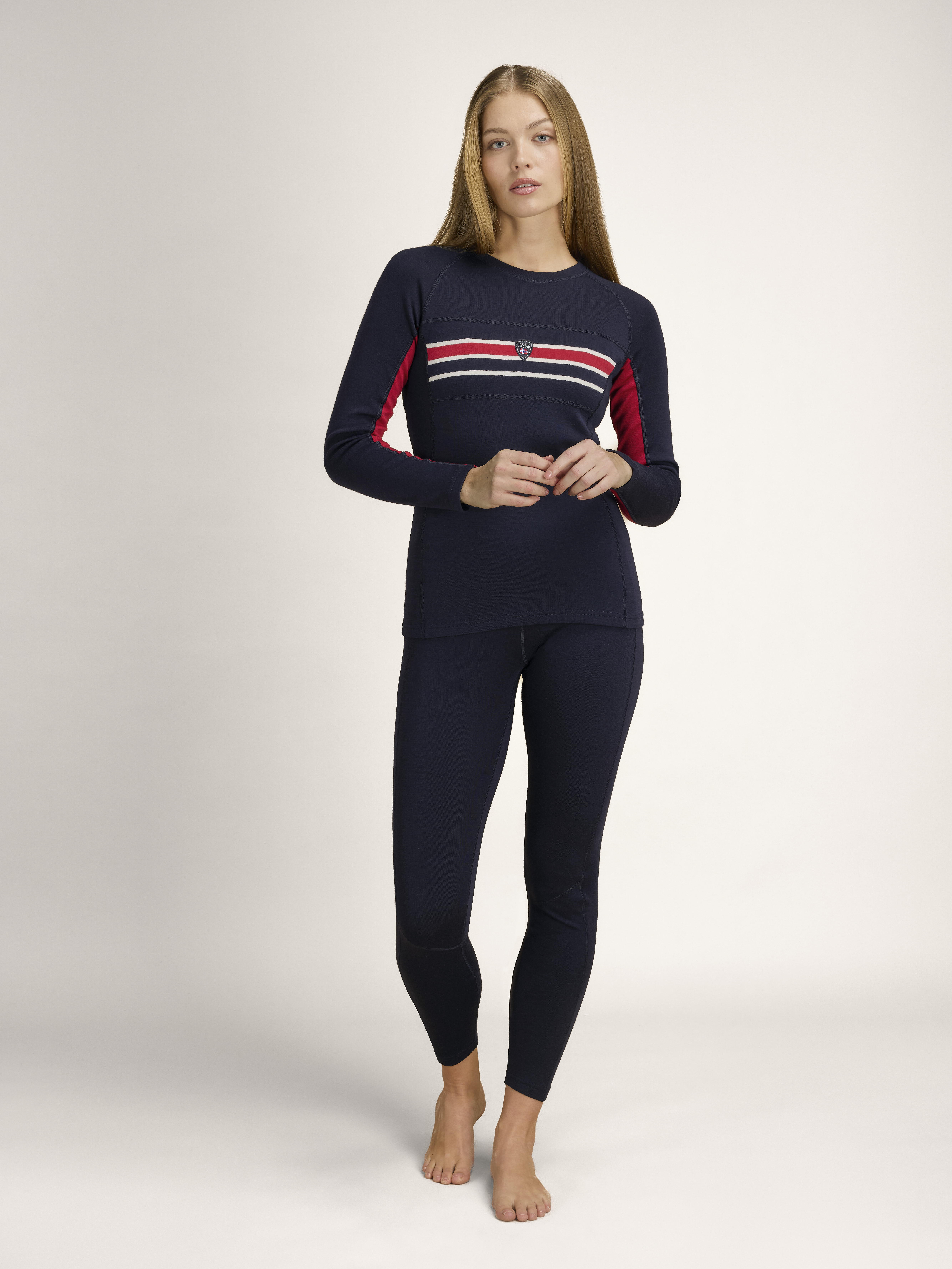 Aksla Baselayer ulltights Navy