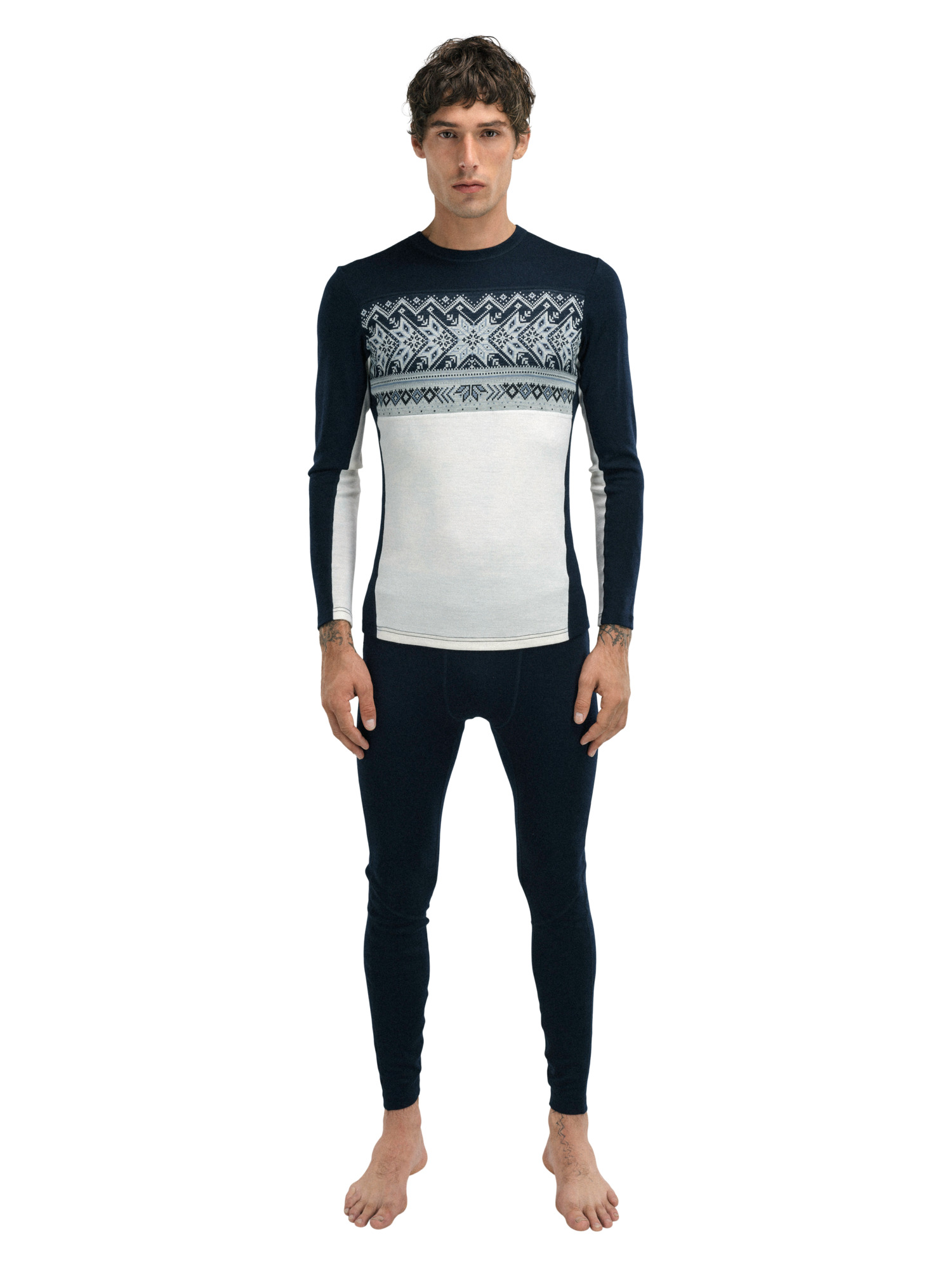 Aksla Baselayer Ullbukse Navy