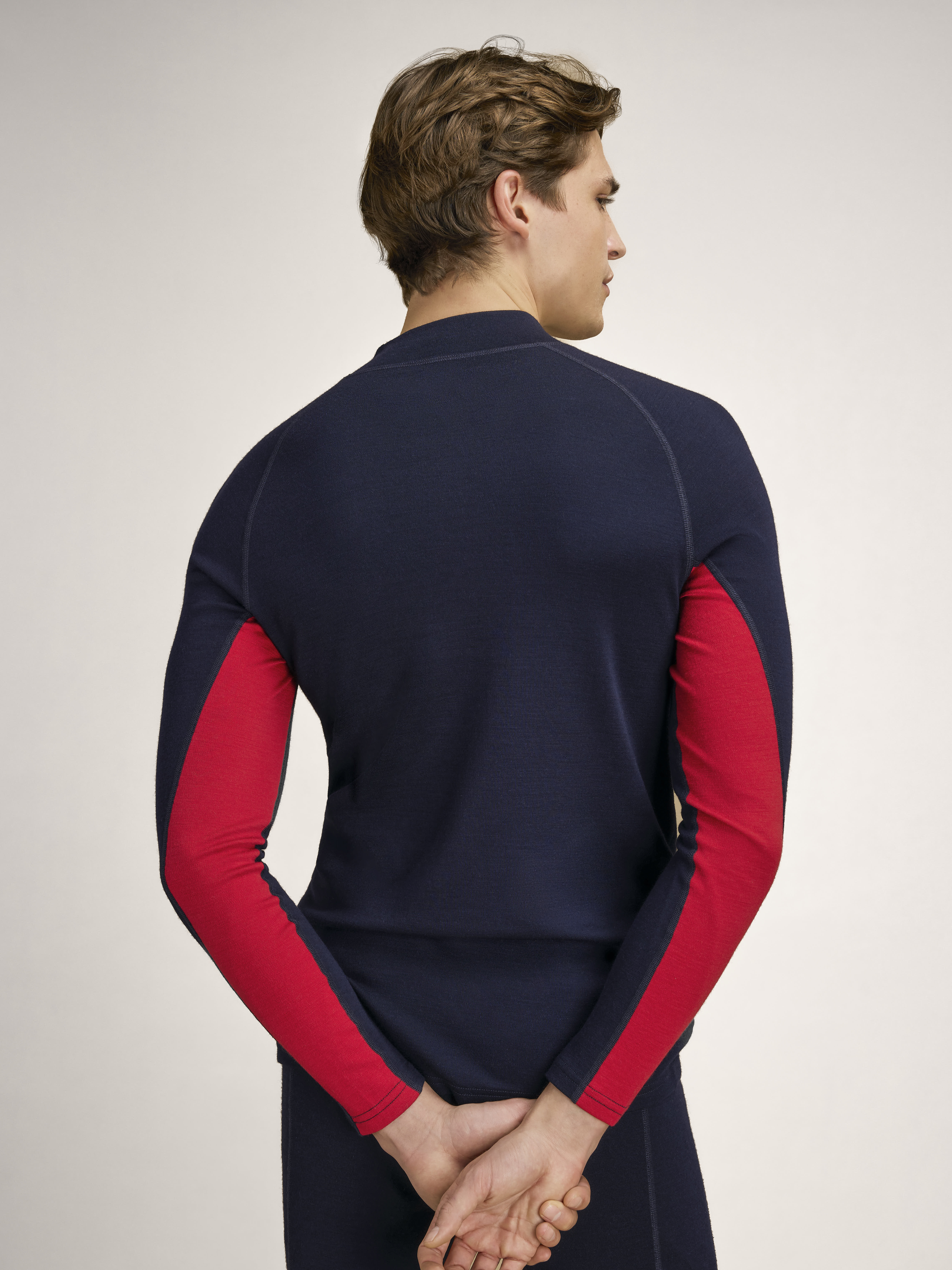 Aksla Baselayer Crew neck Navy
