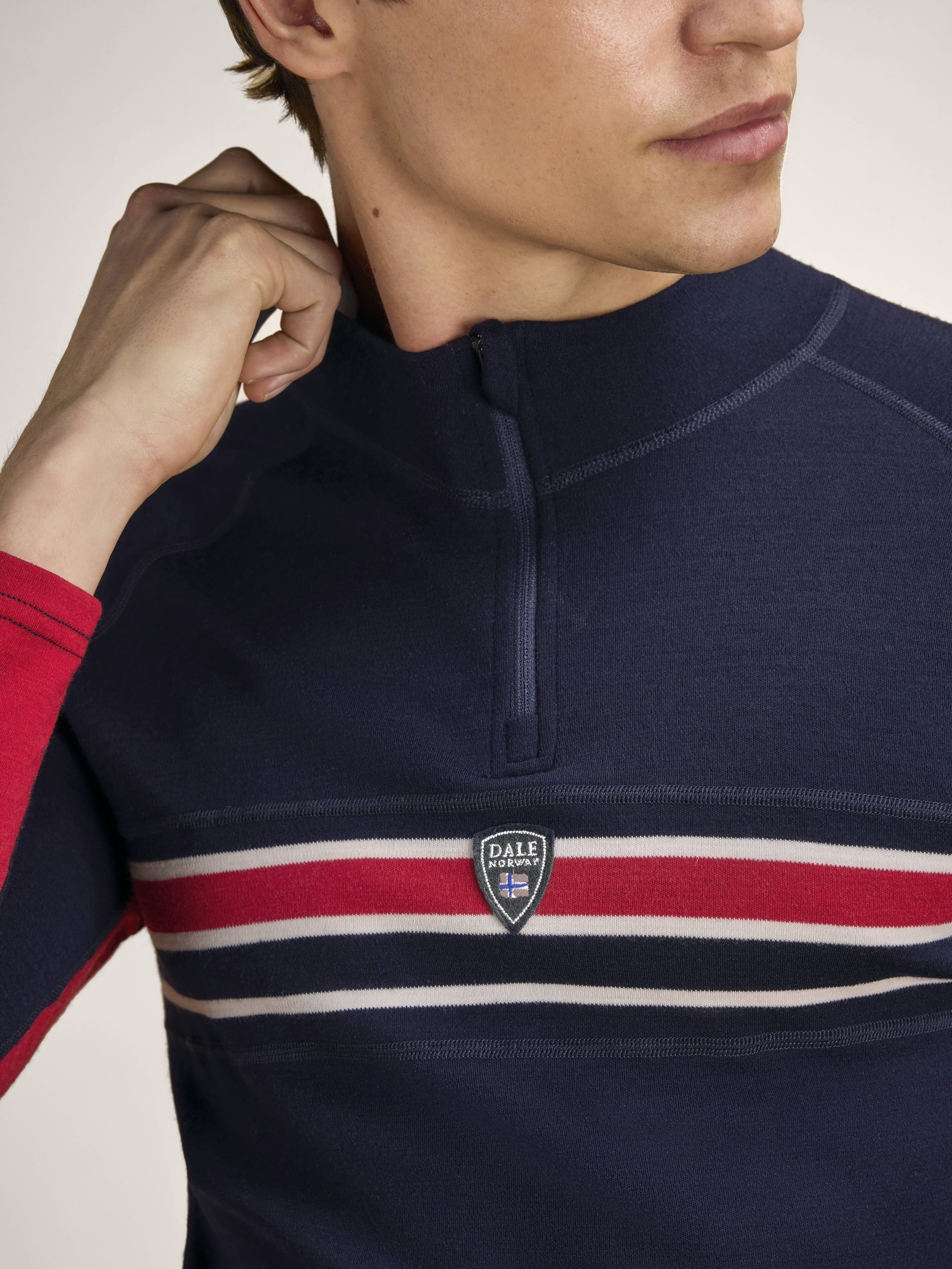 Aksla Baselayer Crew neck Navy