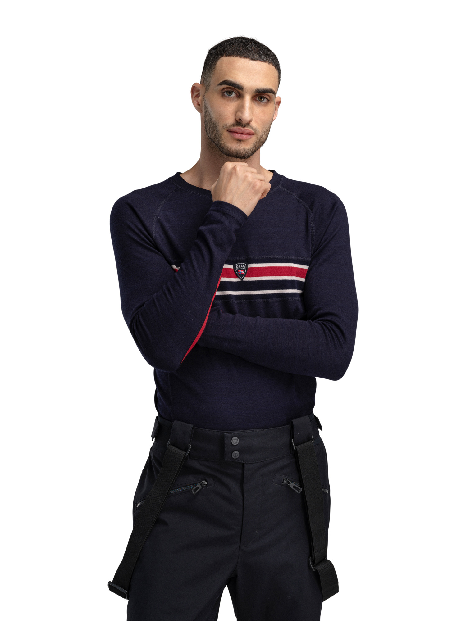 Aksla Baselayer Crew neck Navy
