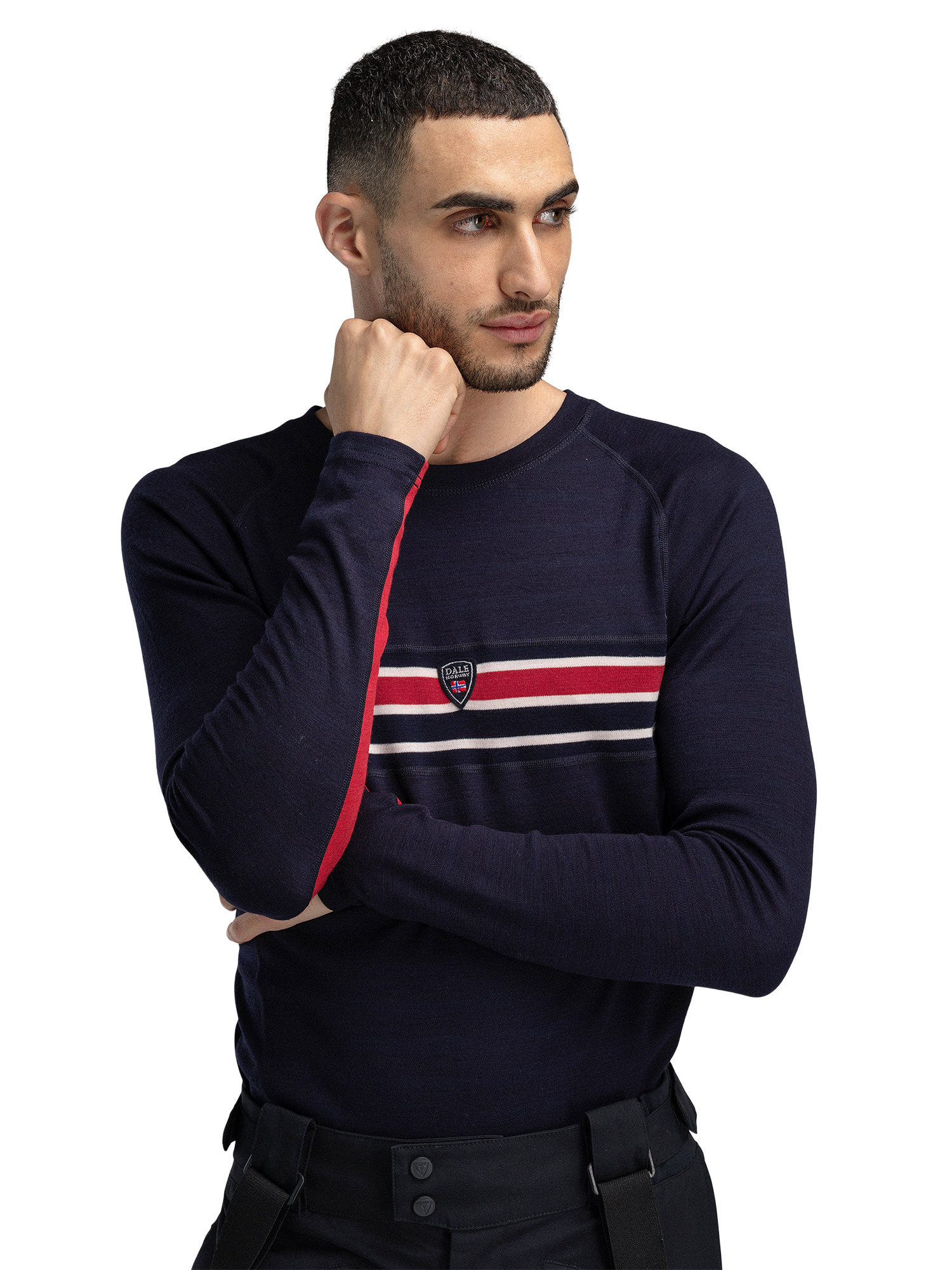 Aksla Baselayer Crew neck Navy
