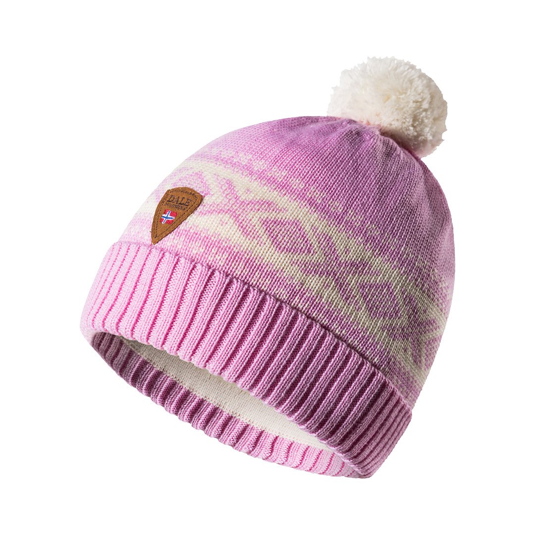Cortina lue barn 4-8 år merino pink