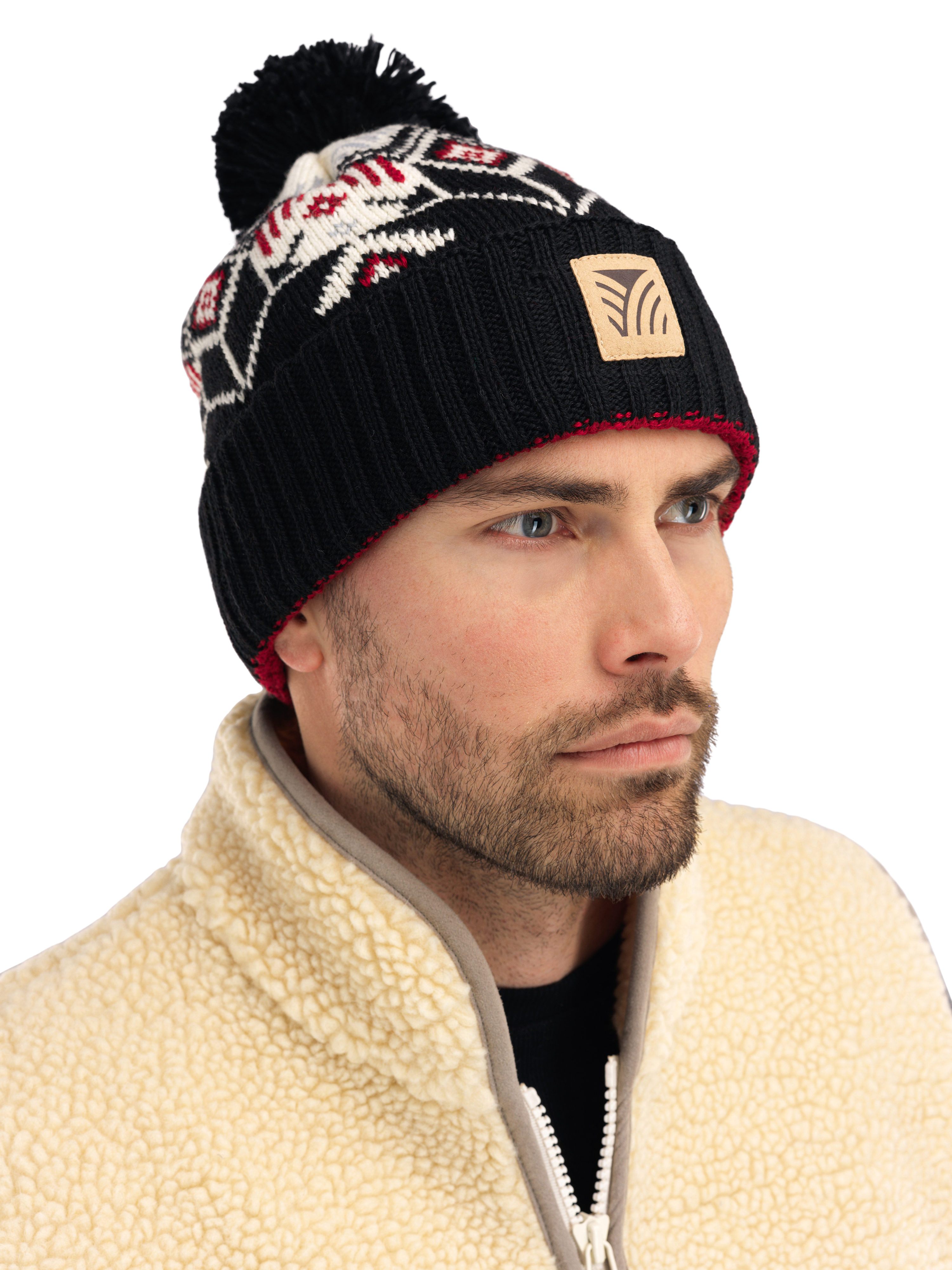 Vilja lue - ribbestrikket  Sort