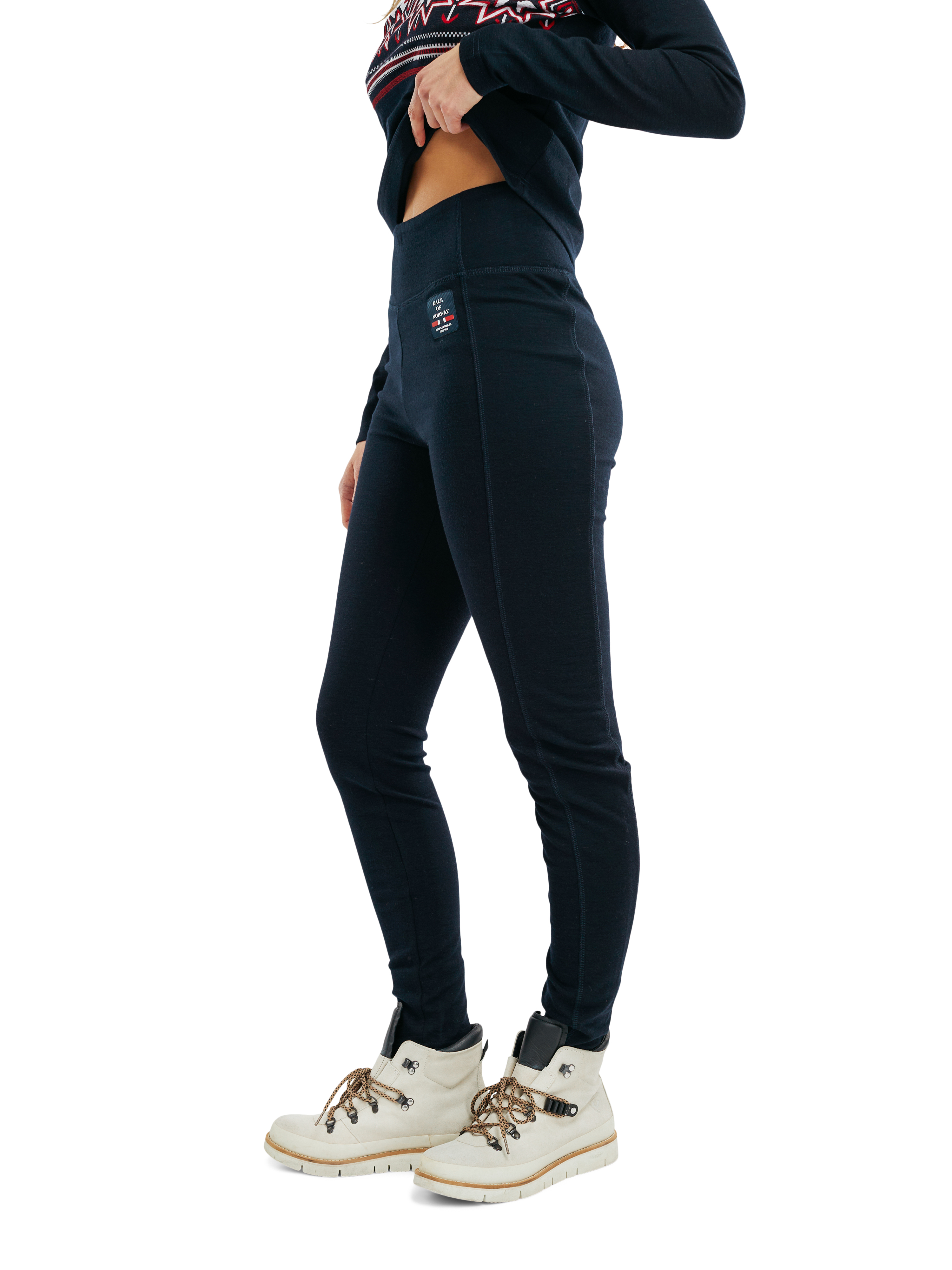 Tindefjell merino ull-leggings  Mørk blå