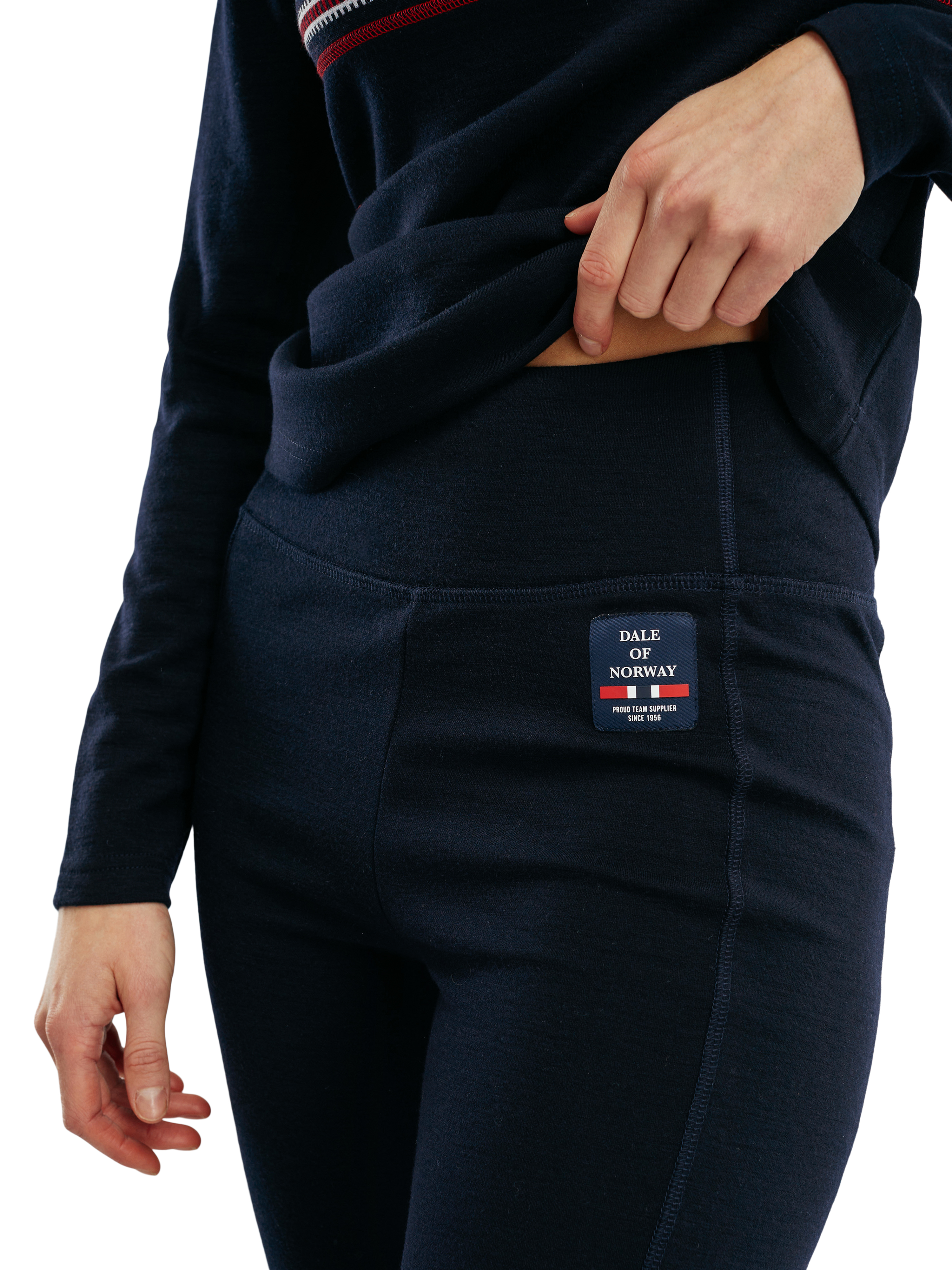 Tindefjell merino ull-leggings  Mørk blå