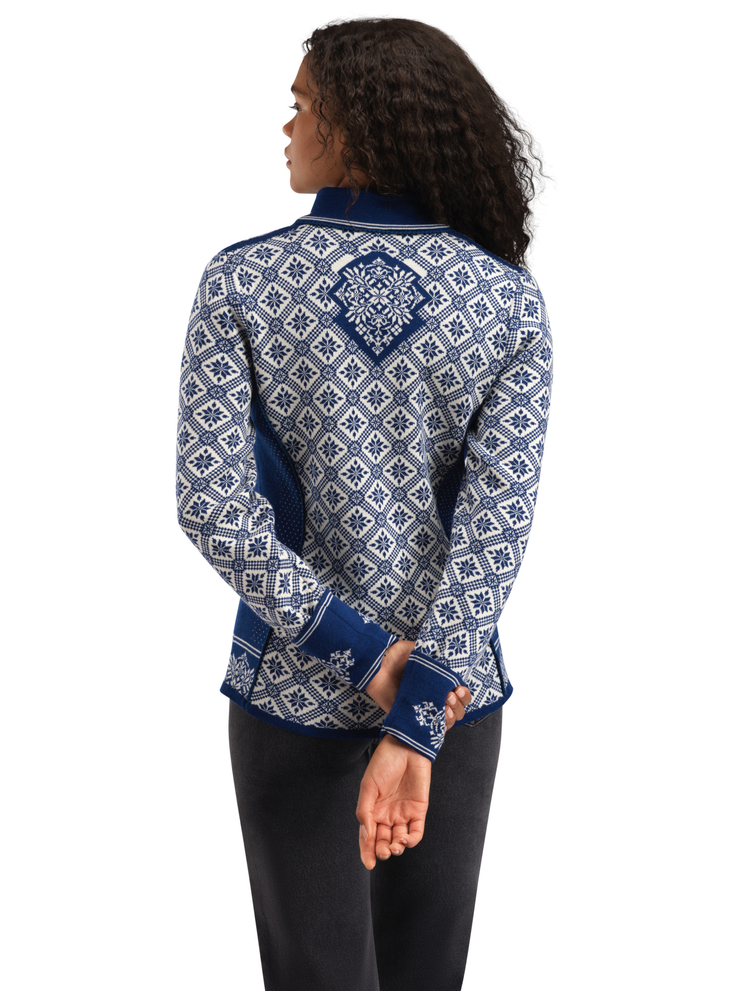 Christiania ulljakke - merino Blå