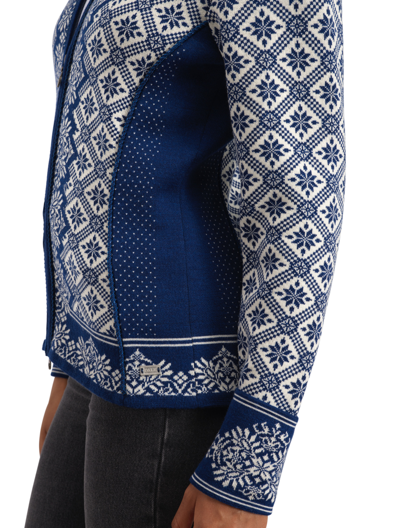 Christiania ulljakke - merino Blå