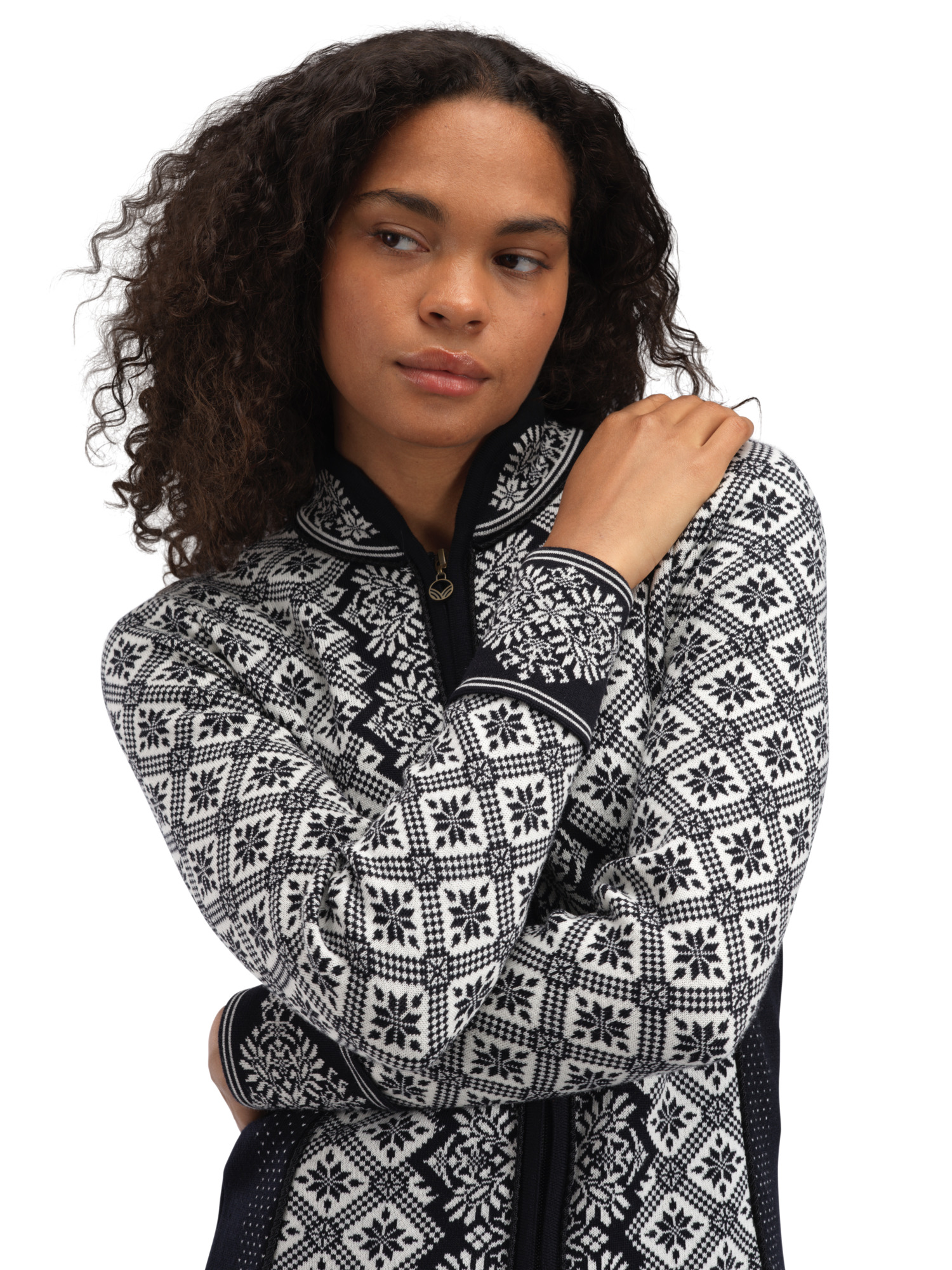 Christiania ulljakke - merino Sort