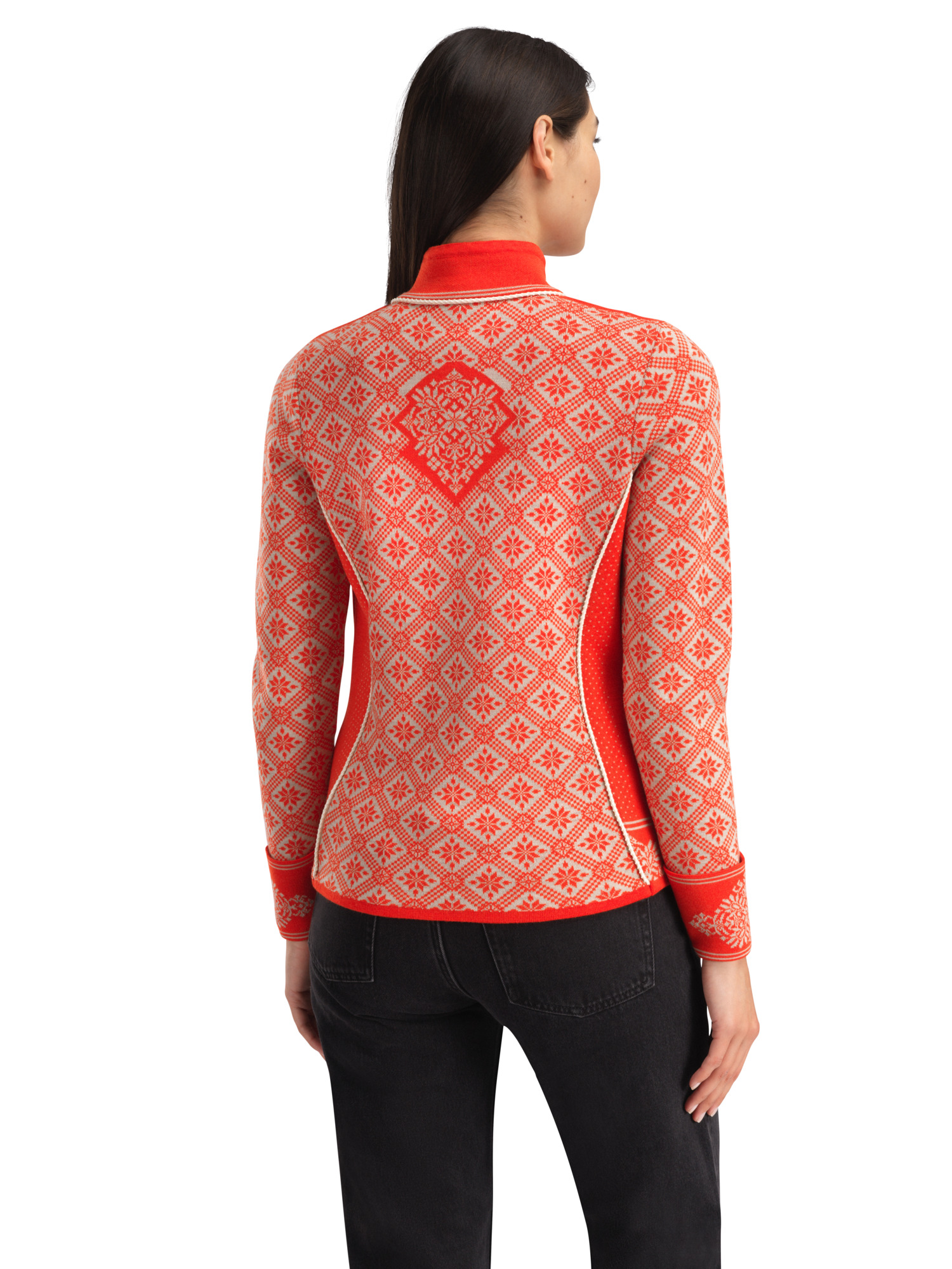 Christiania ulljakke - merino Rød