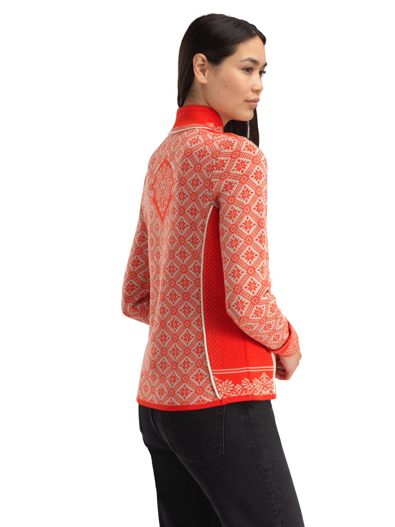 Christiania ulljakke - merino Rød