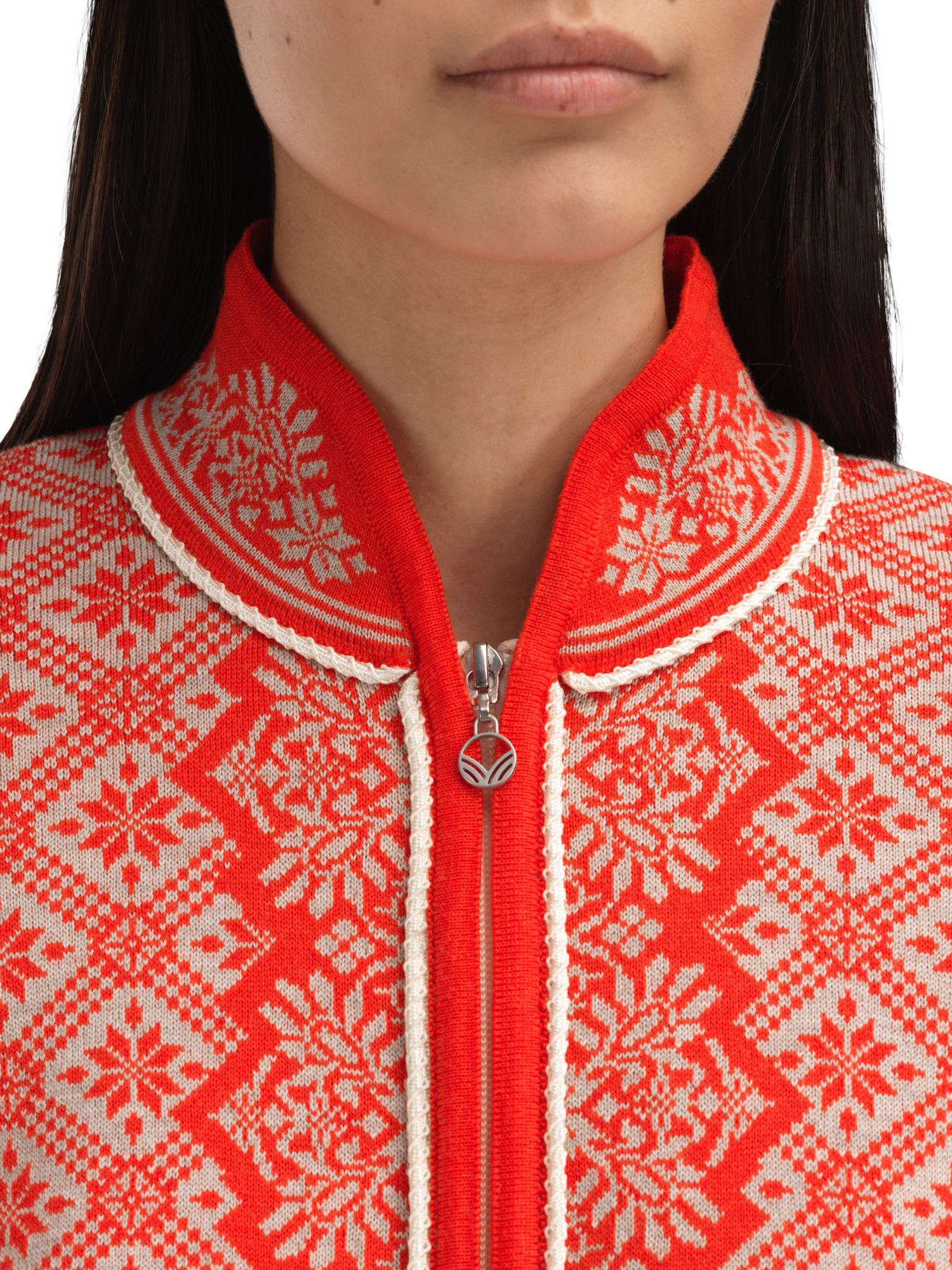 Christiania ulljakke - merino Rød