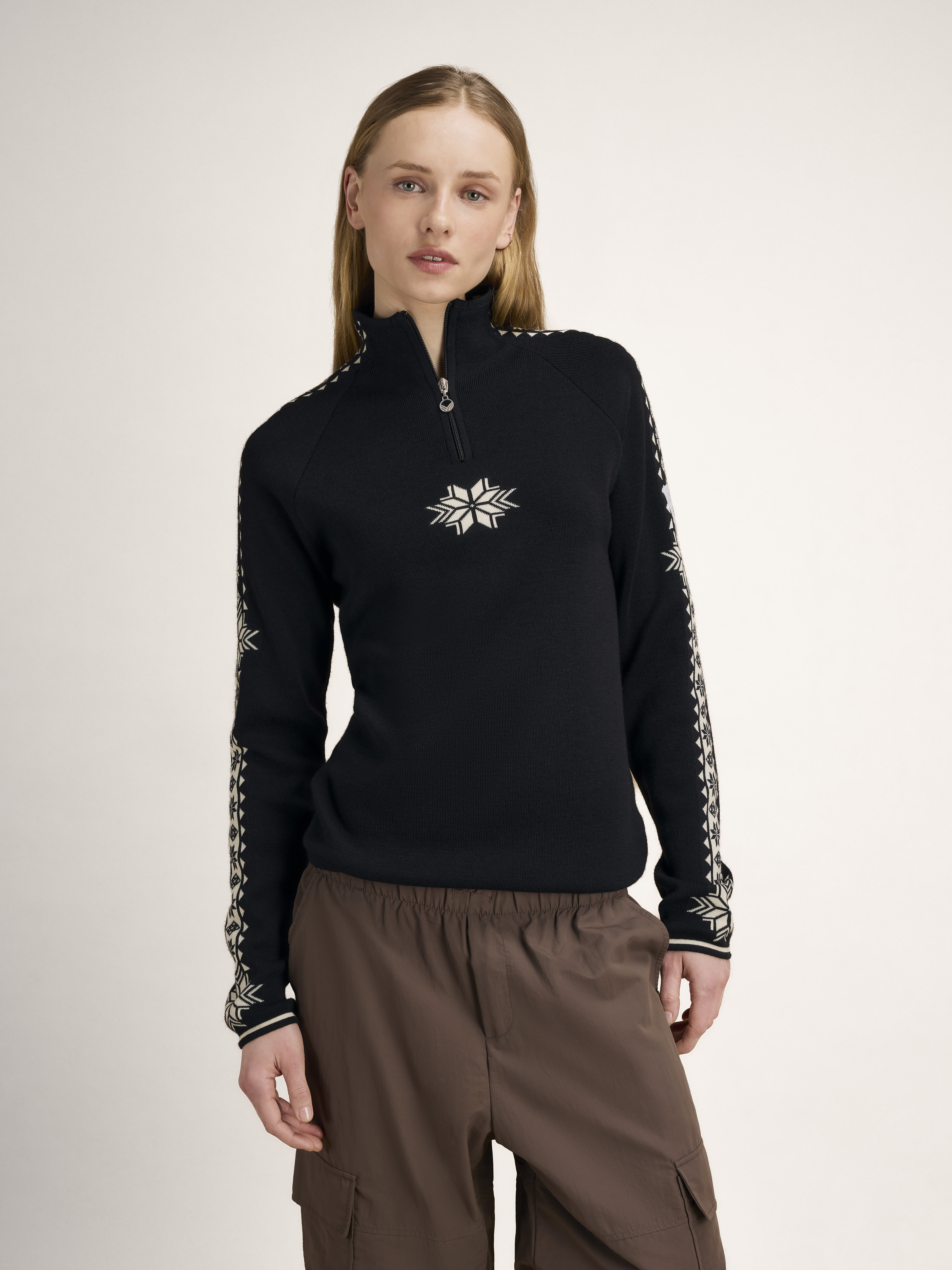 Geilo ullgenser - merino Sort