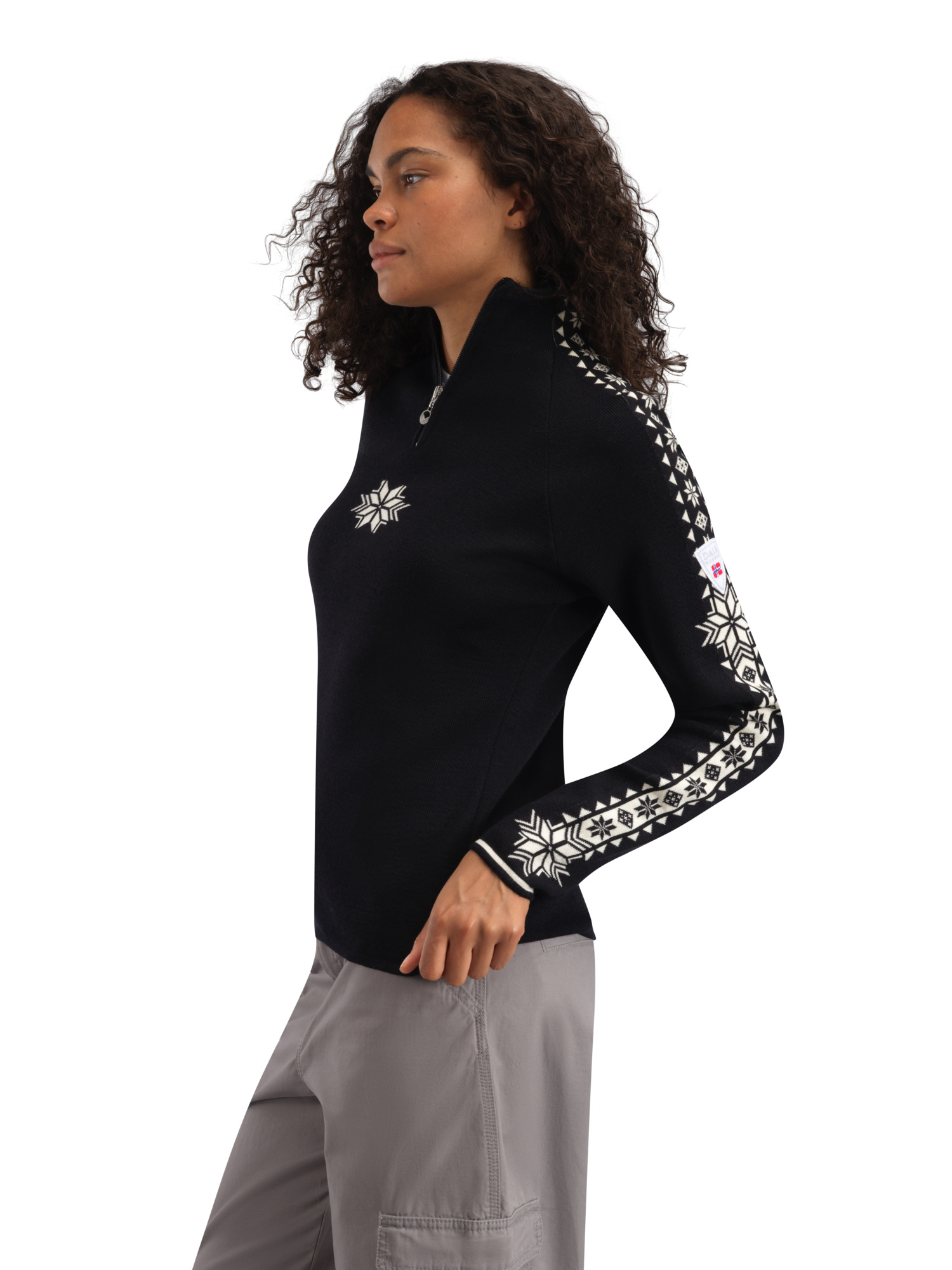 Geilo ullgenser - merino Sort