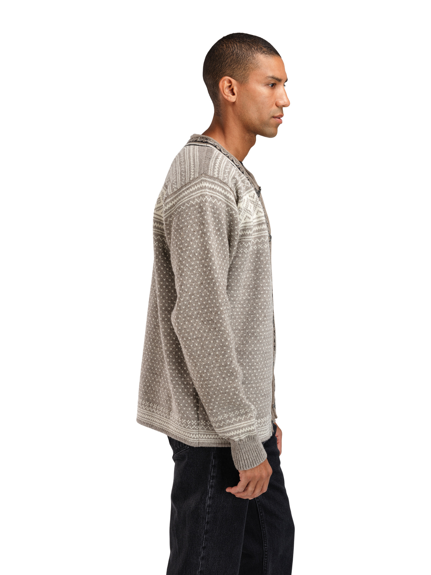 Setesdal lusekofte - norsk ull Naturlig Offwhite / Beige