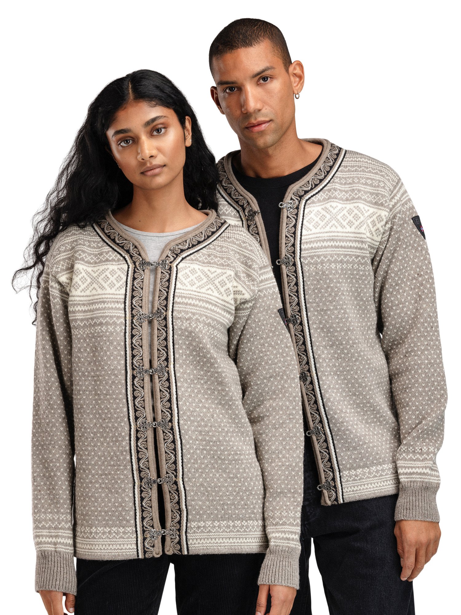 Setesdal lusekofte - norsk ull Naturlig Offwhite / Beige