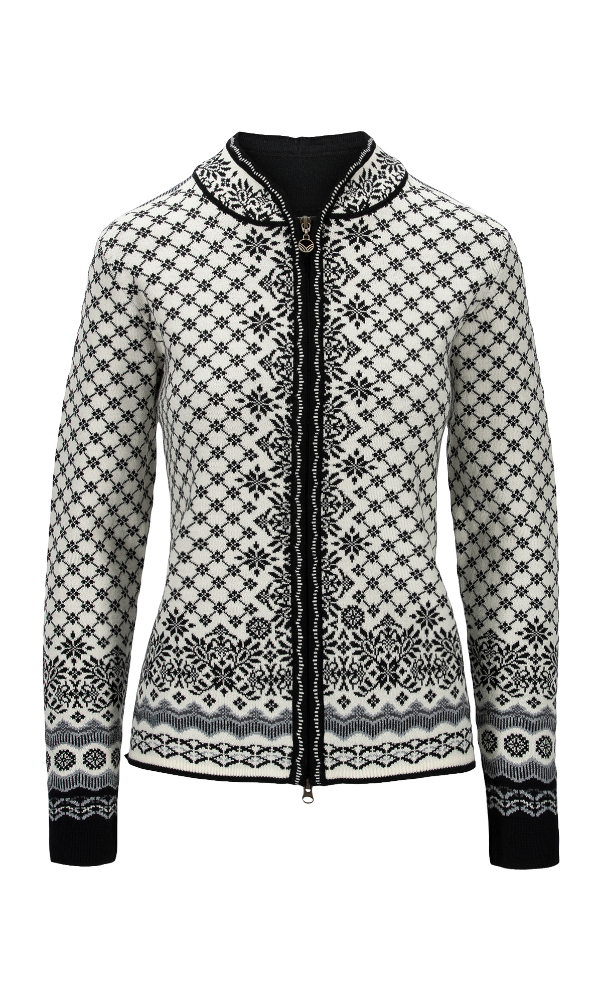 Solfrid ulljakke - merino	 Sort