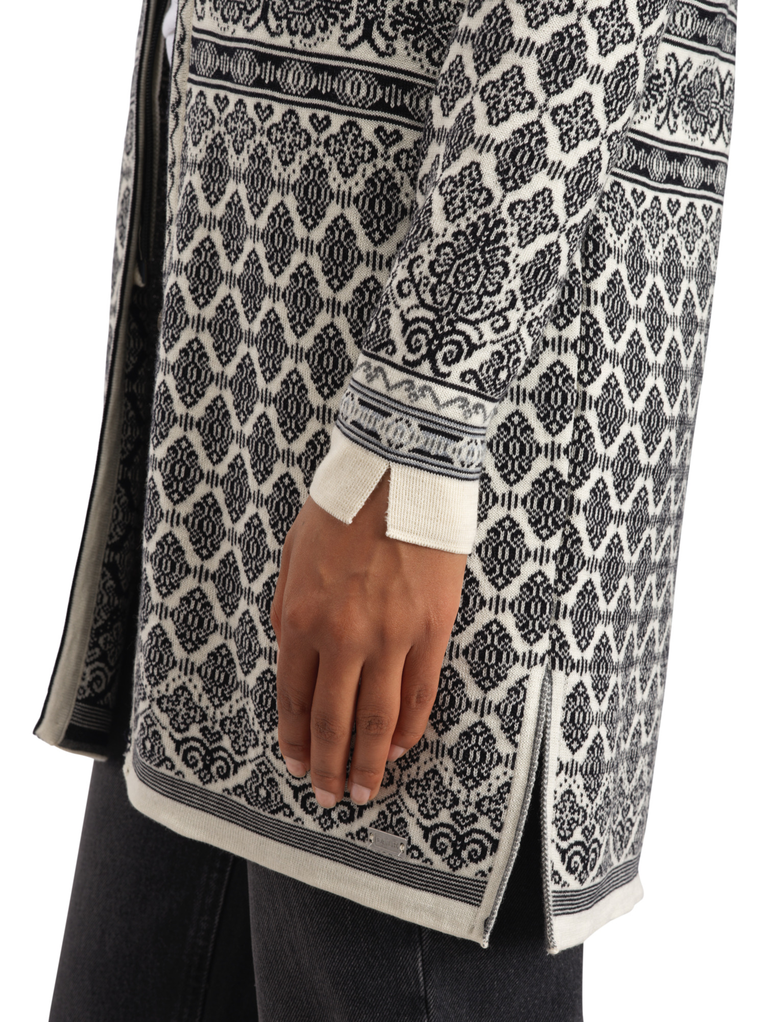 Ingeborg ulljakke - merino Svart