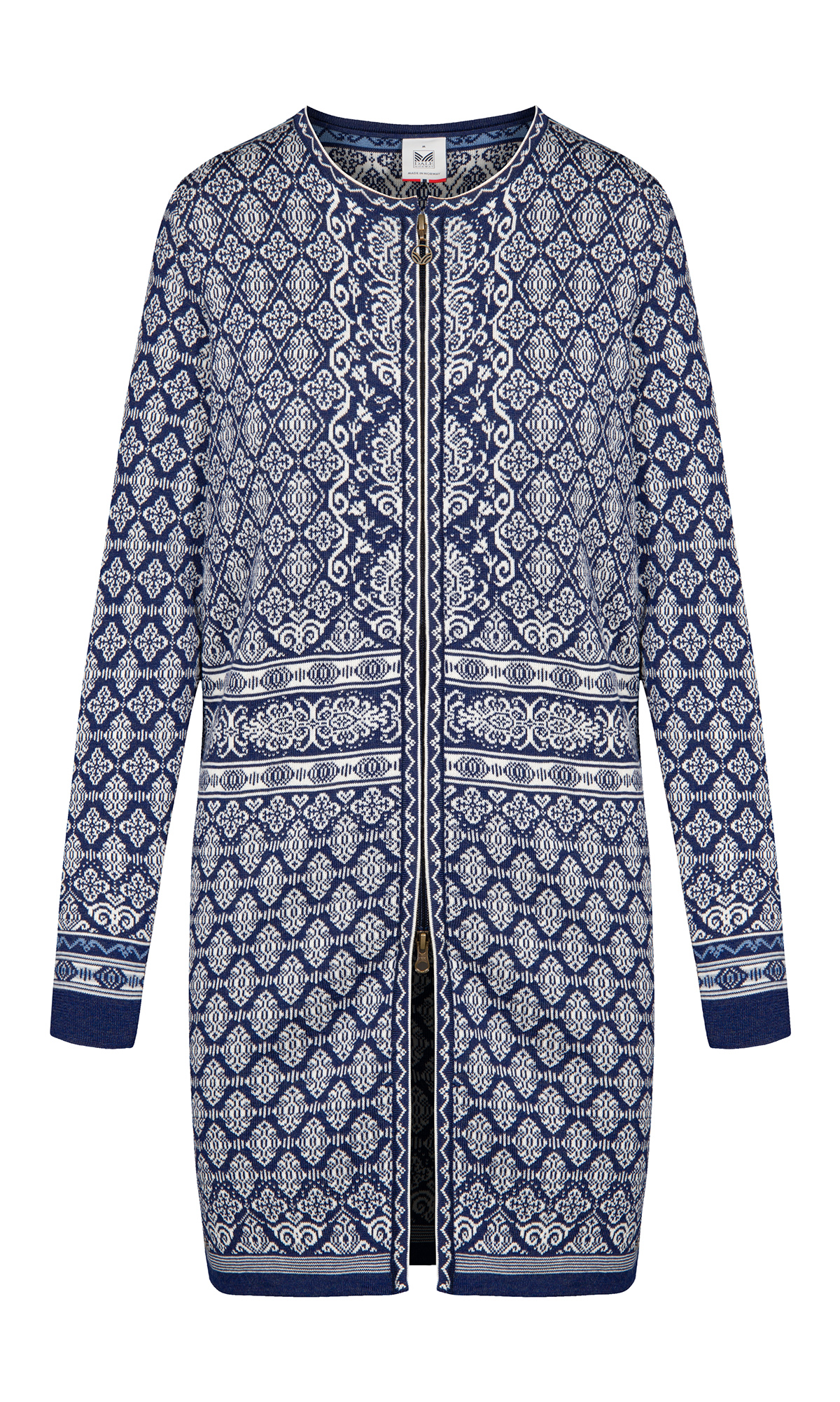 Ingeborg ulljakke - merino Mørk blå