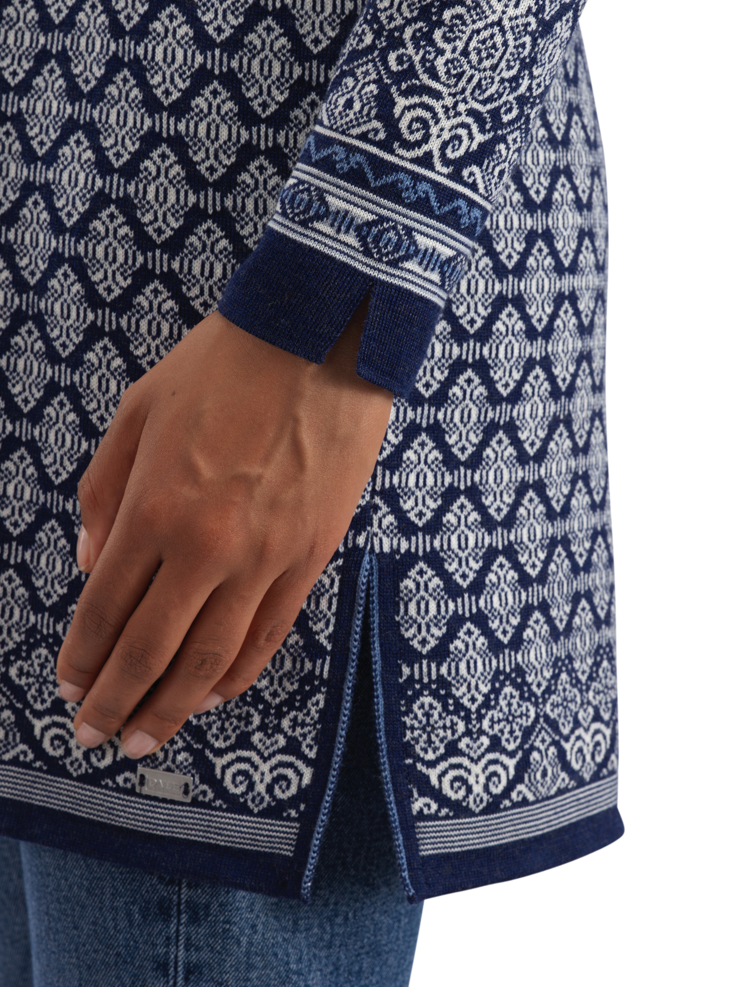 Ingeborg ulljakke - merino Mørk blå