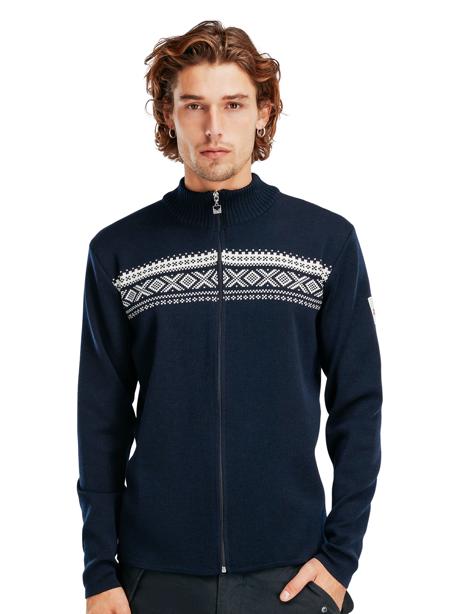 Dalestølen ulljakke - merino Mørk Blå