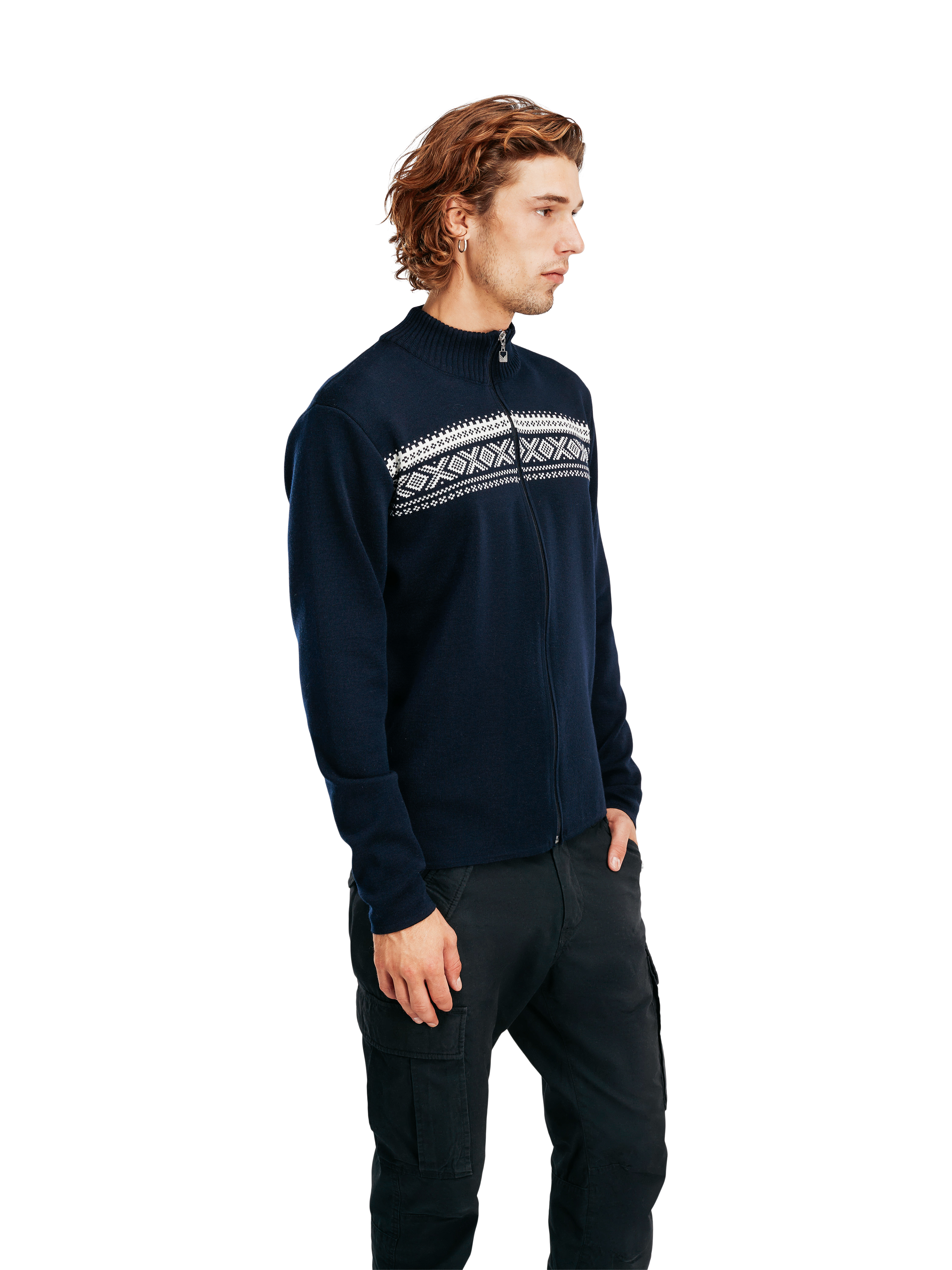 Dalestølen ulljakke - merino Mørk Blå