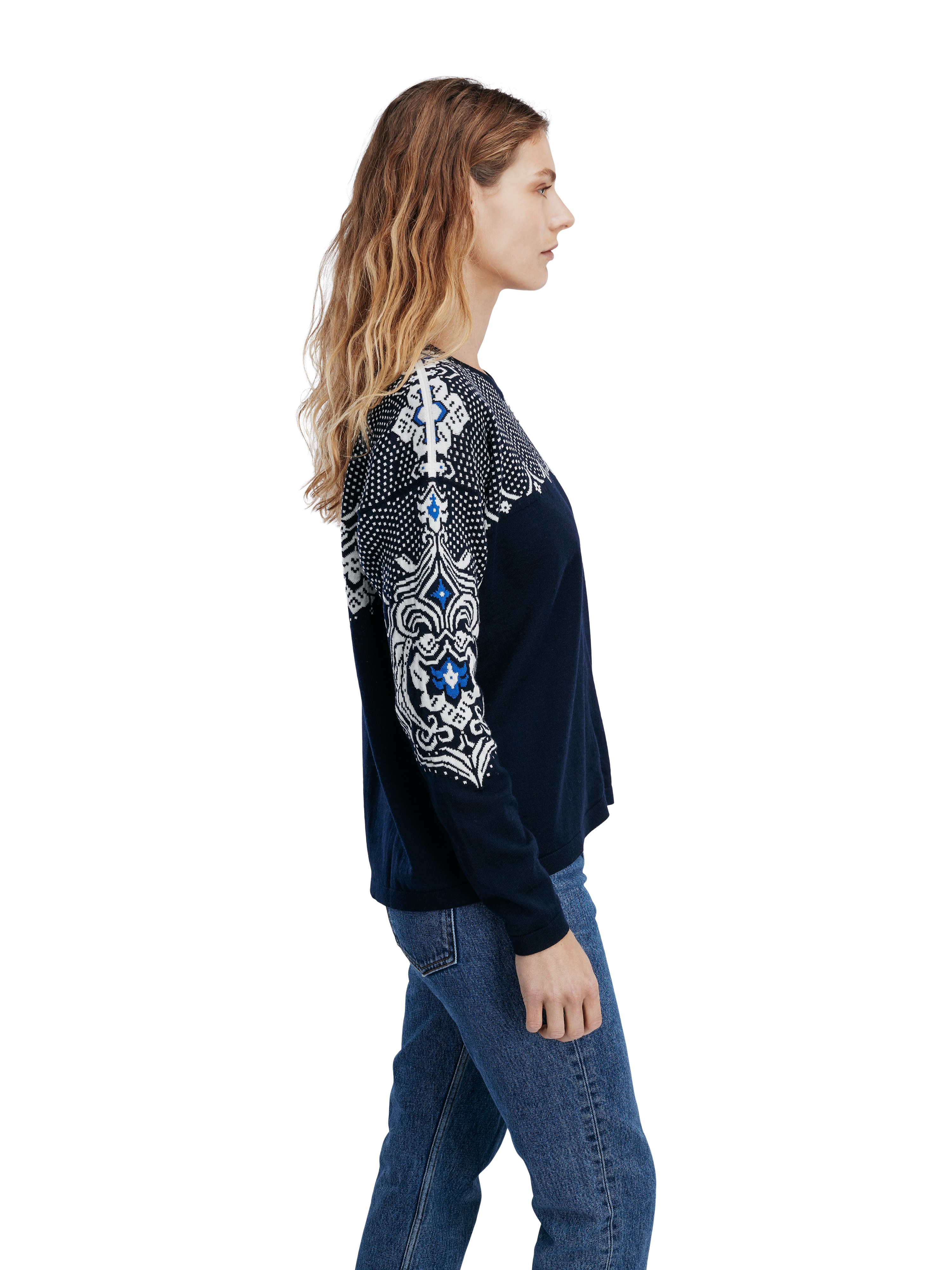 Rosendal ulljakke Mørk Blå