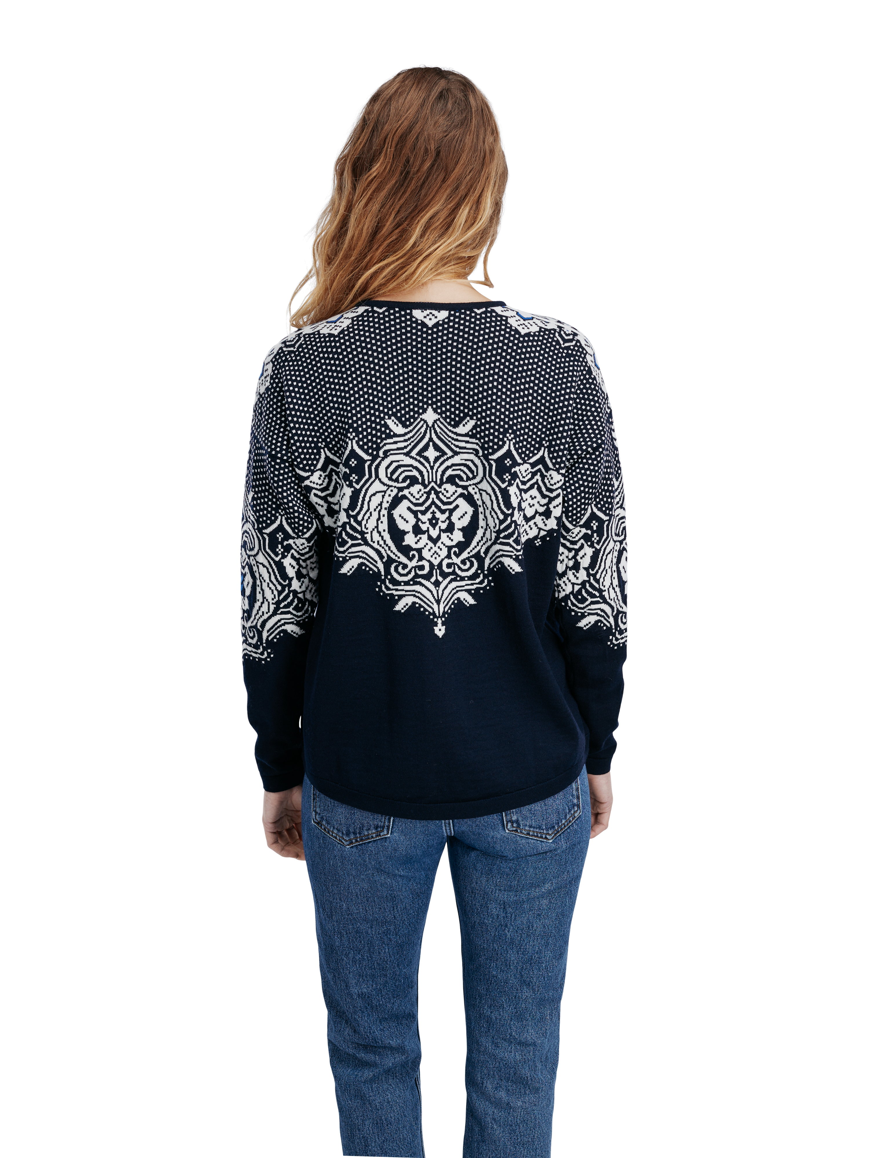 Rosendal ulljakke Mørk Blå