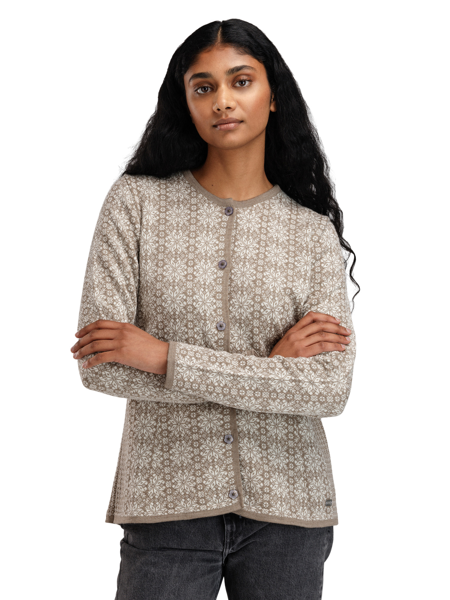 Othelie ulljakke - merino Brun