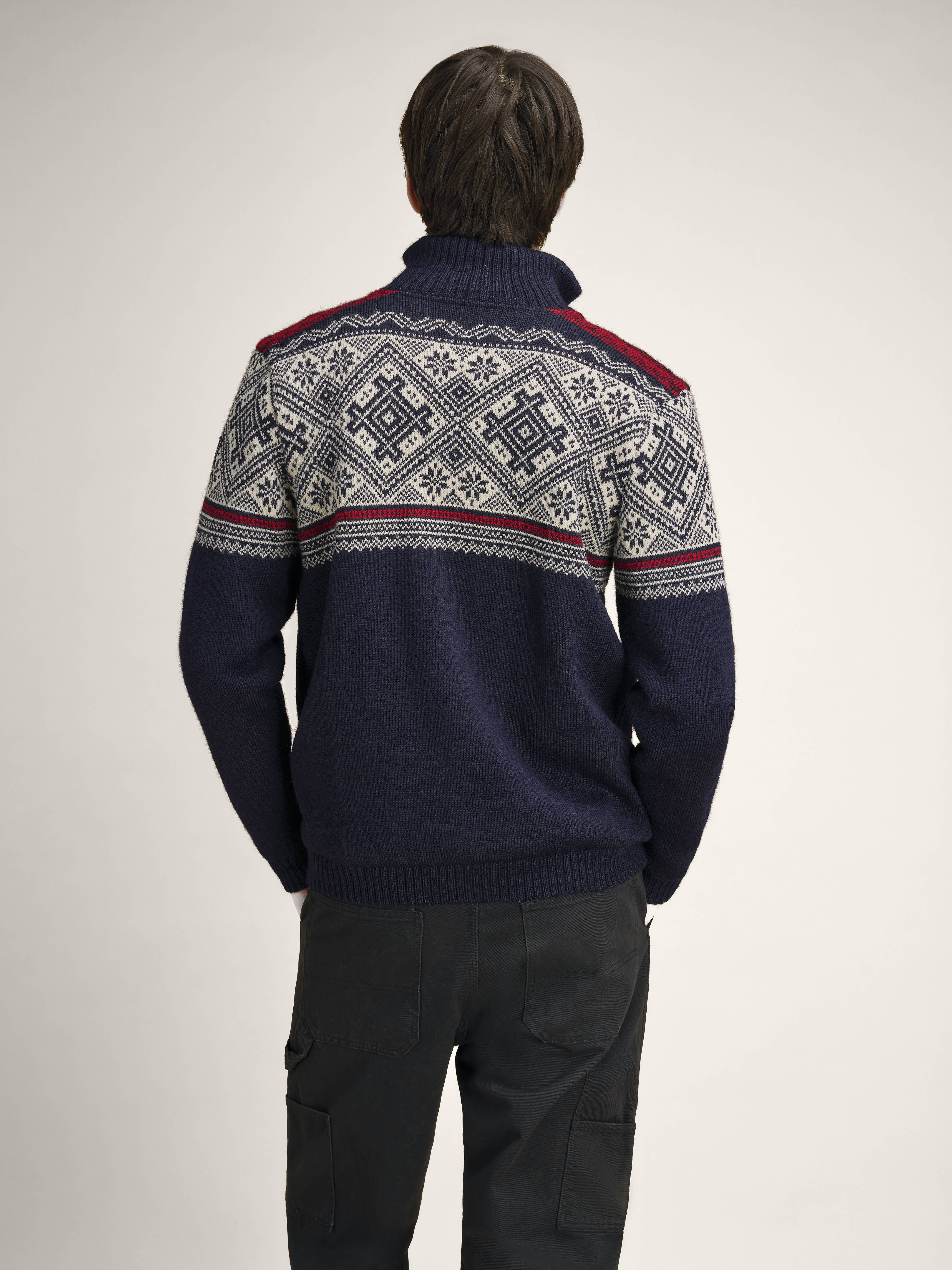 Hardanger ulljakke - vindstopper Navy