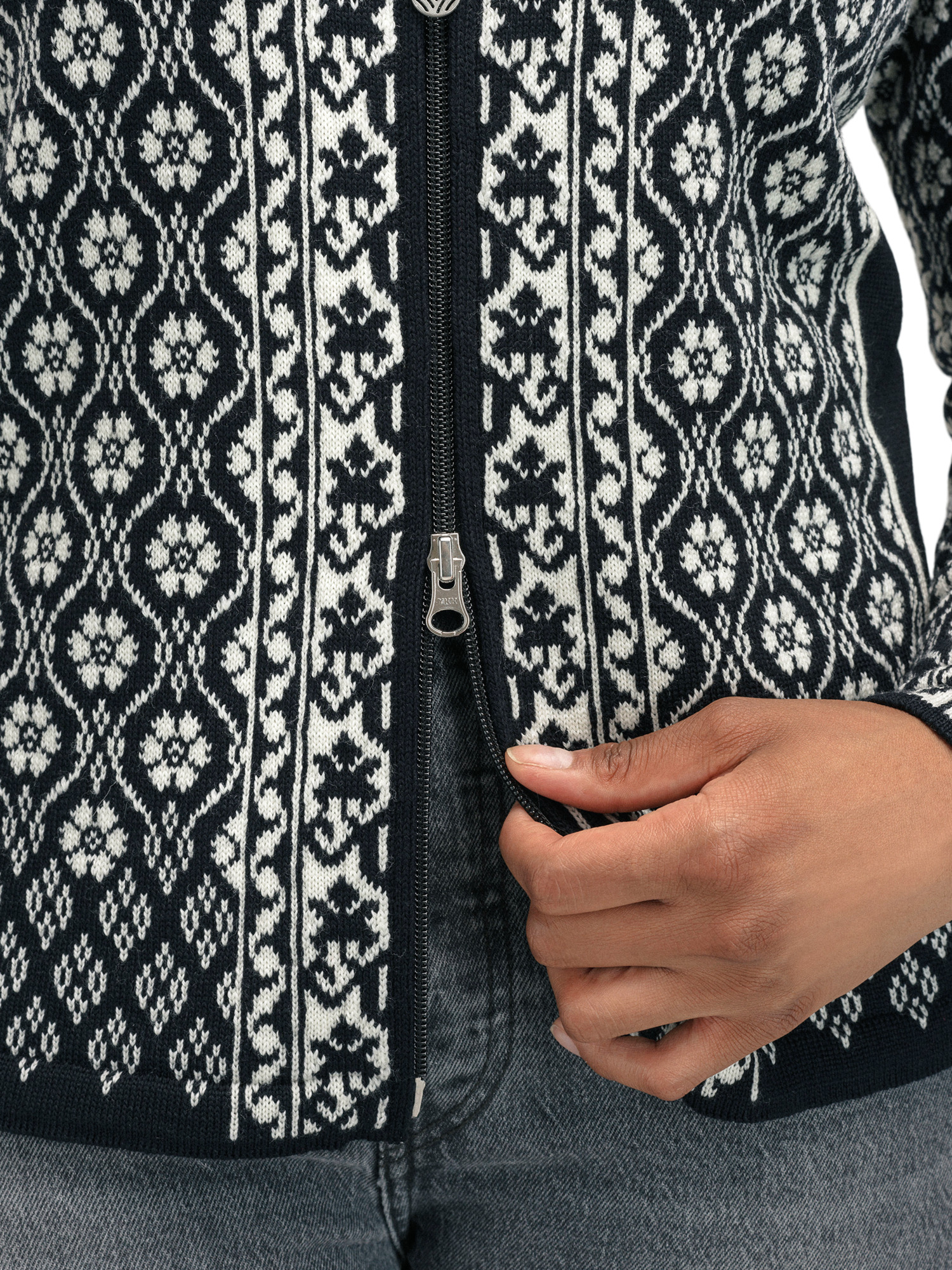 Singsaker ulljakke - merino Sort