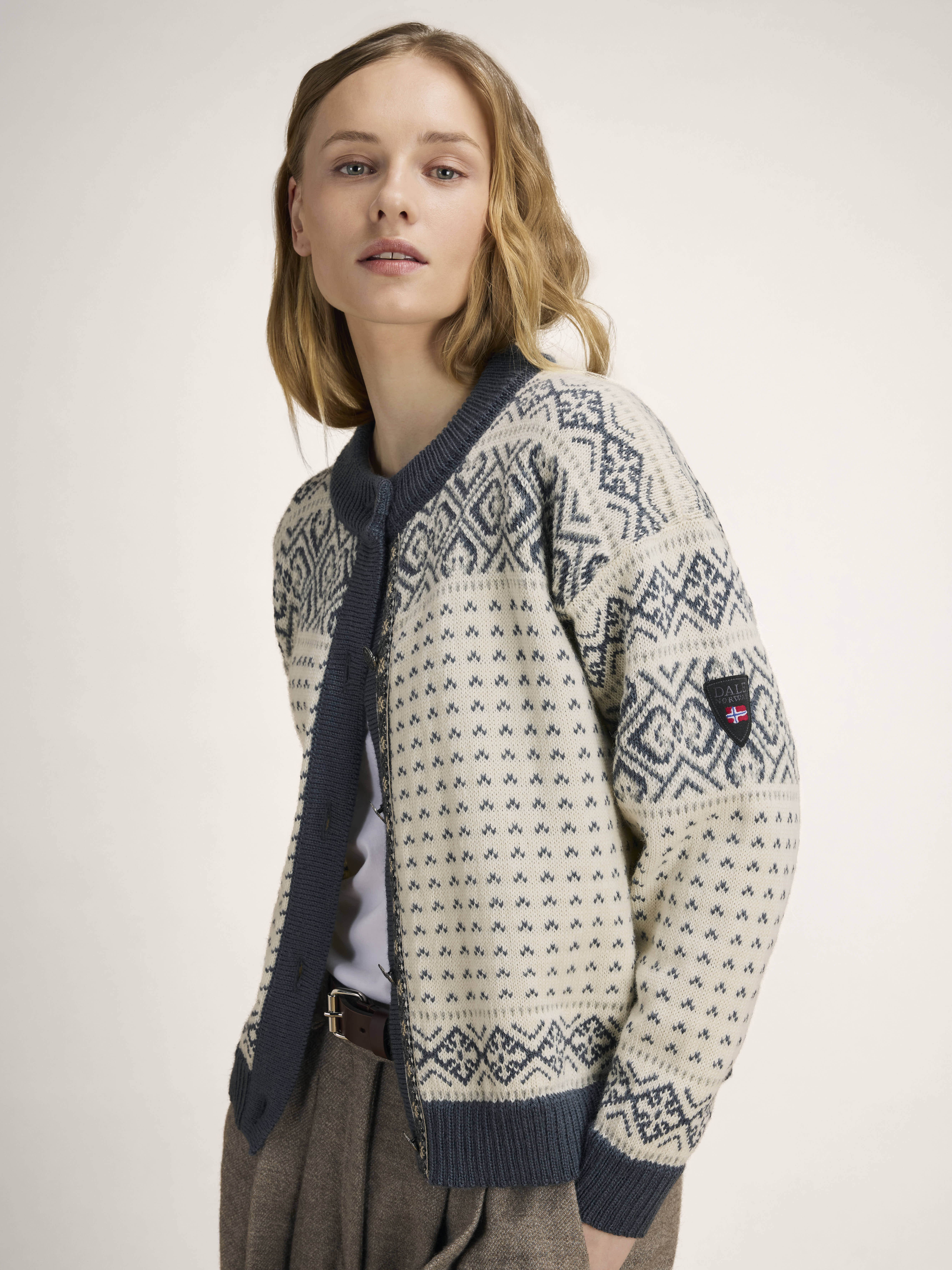 Hannah ullcardigan  Hvit
