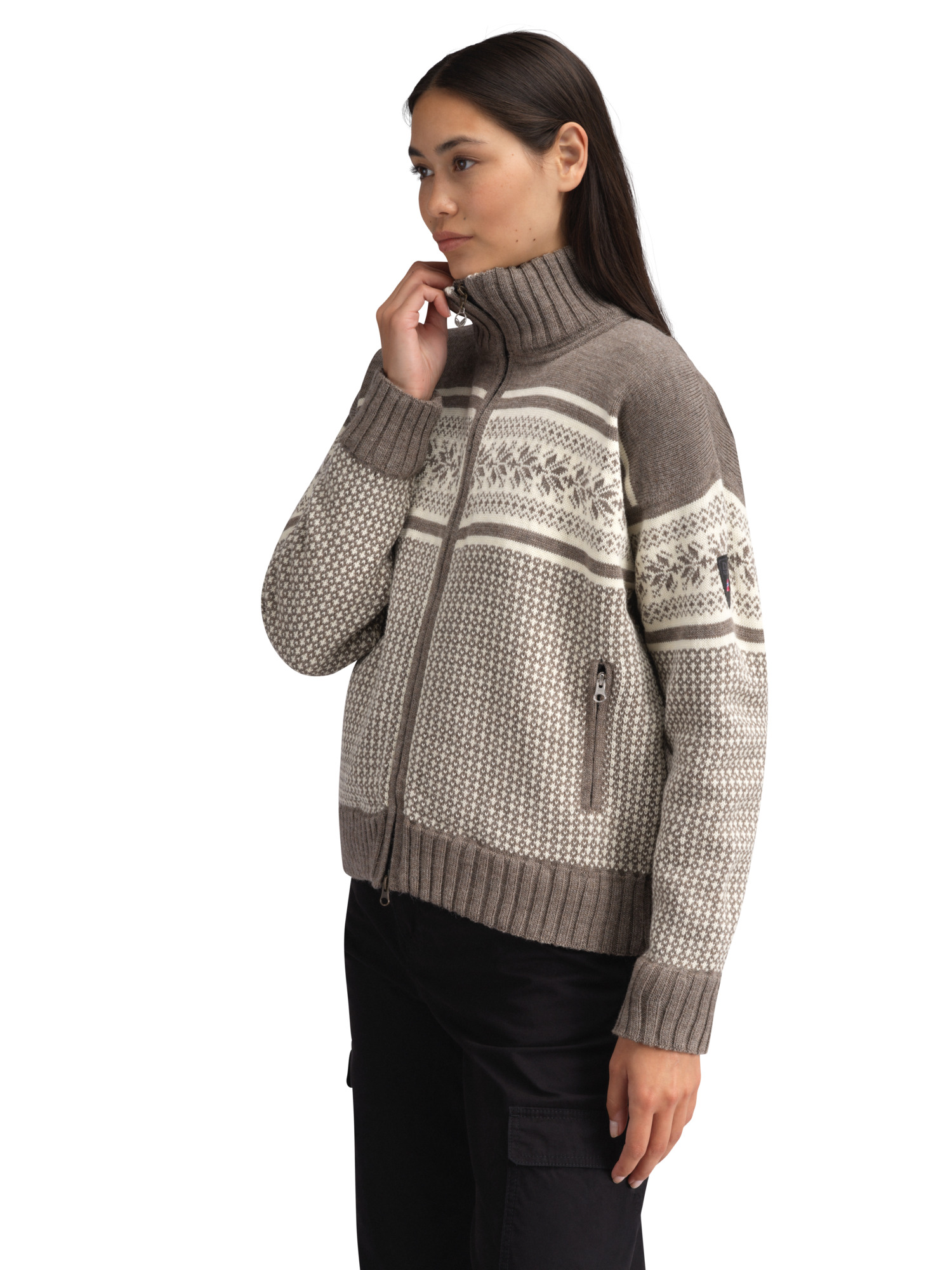 Vola Windproof jakke dame Brun