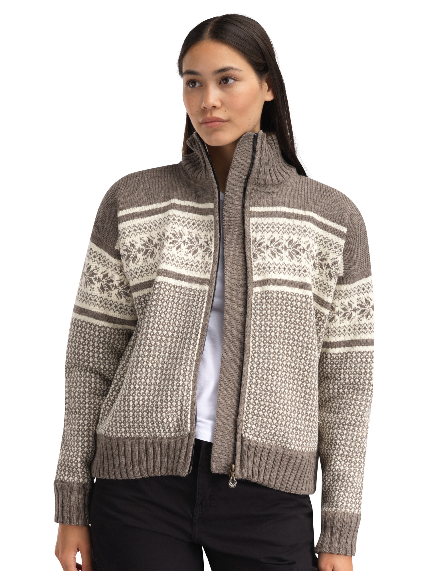 Vola Windproof jakke dame Brun