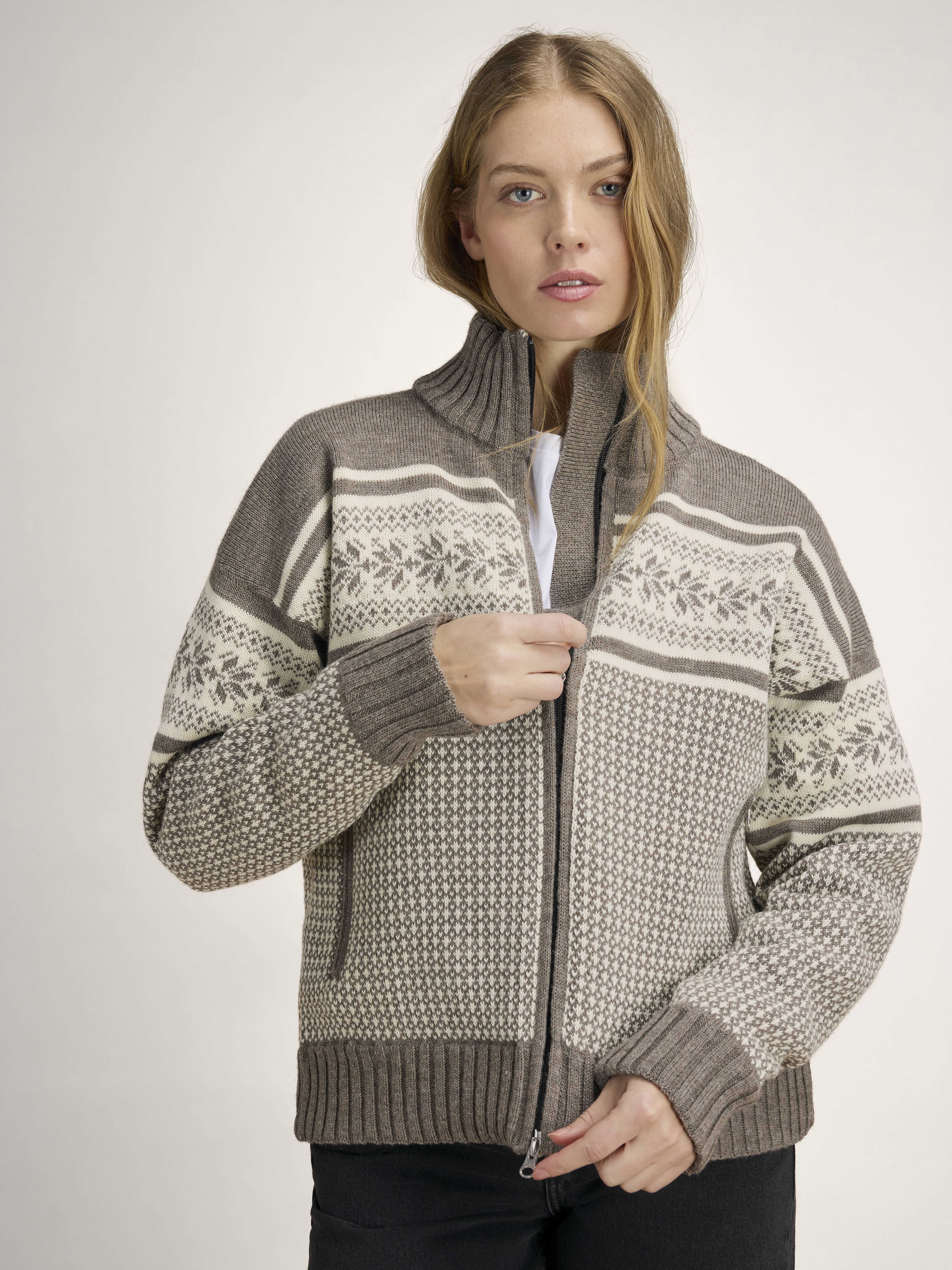 Vola Windproof jakke dame Brun