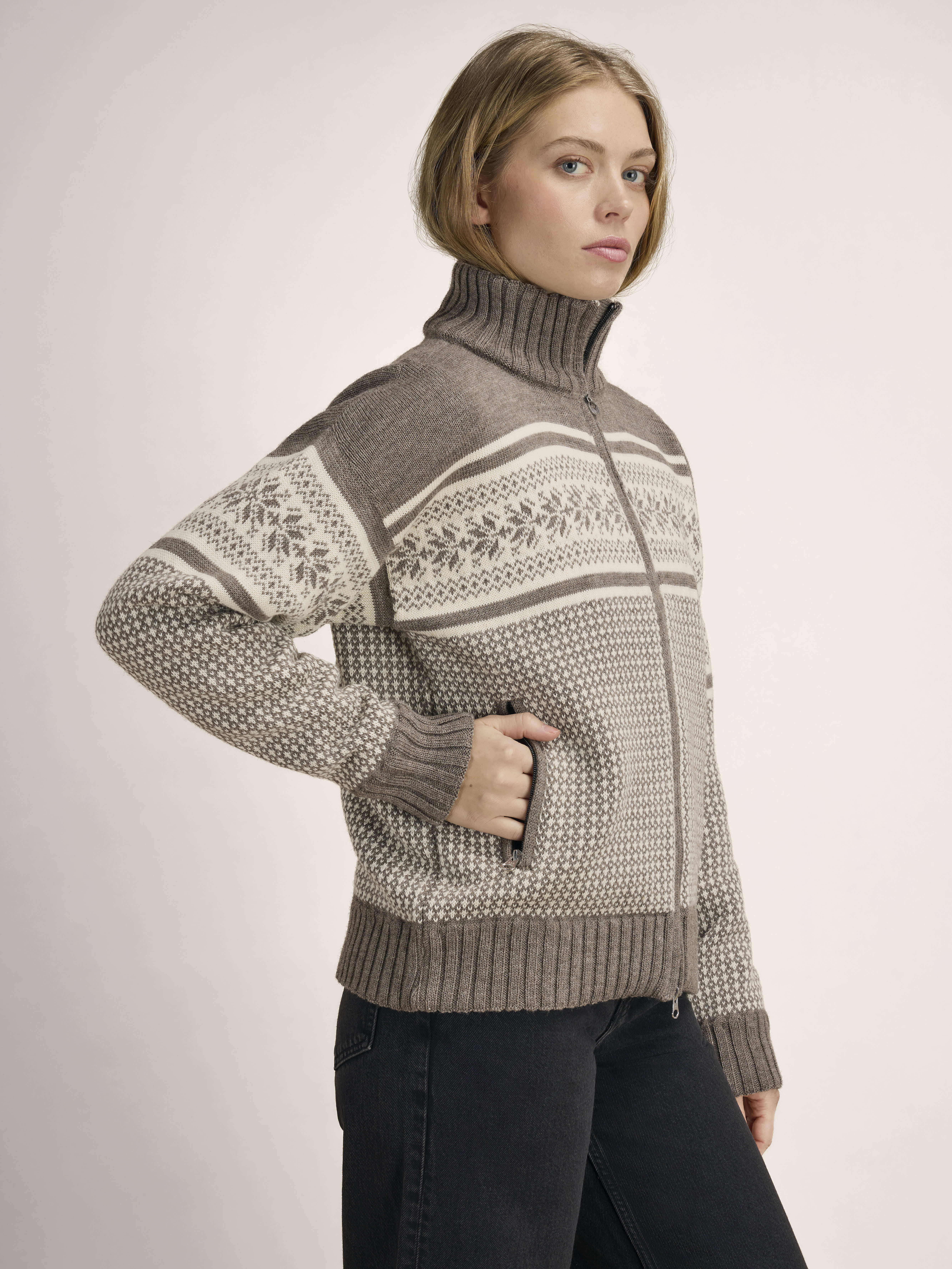 Vola Windproof jakke dame Brun