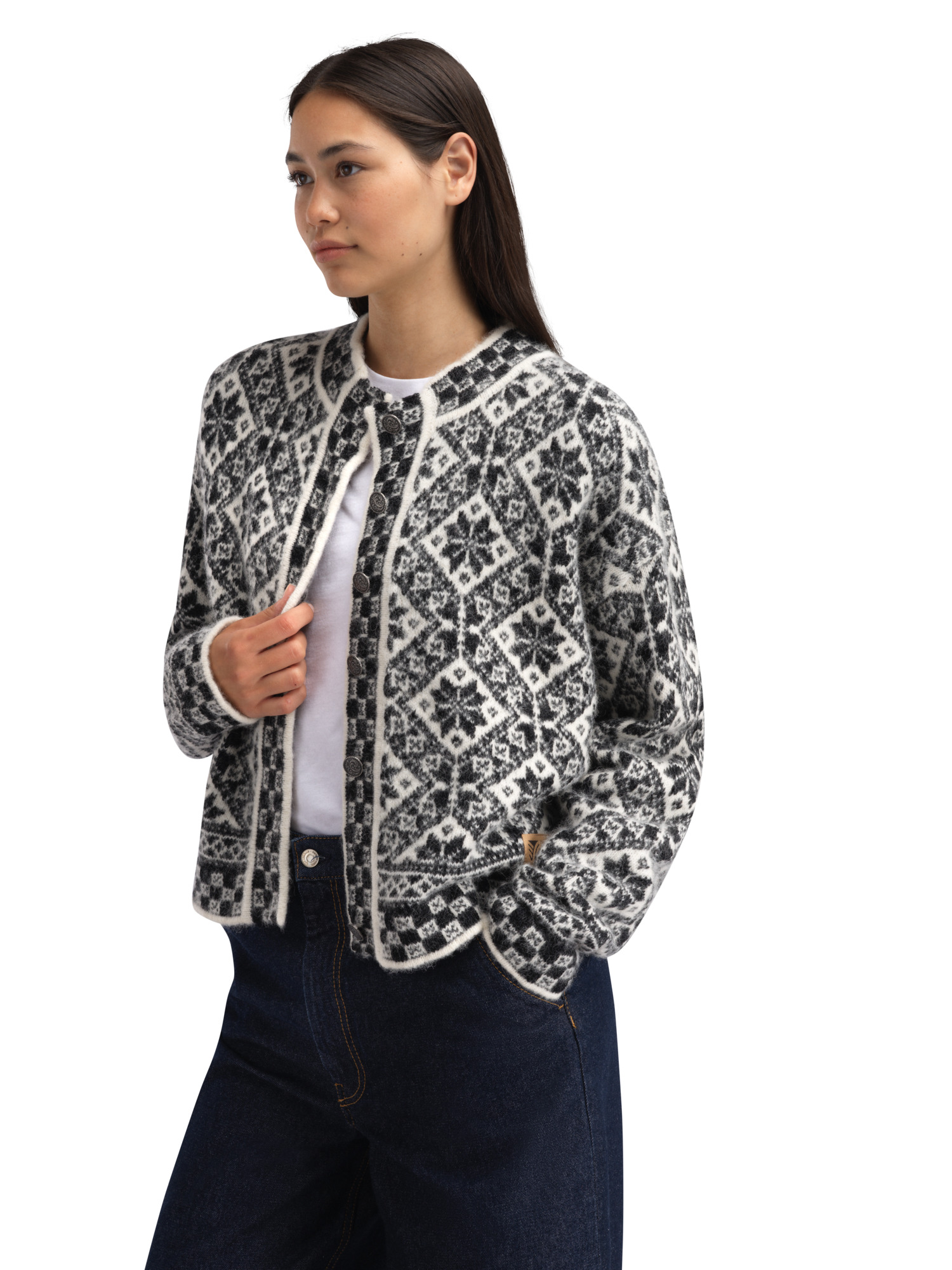 Sotra Alpa cardigan dame Sort