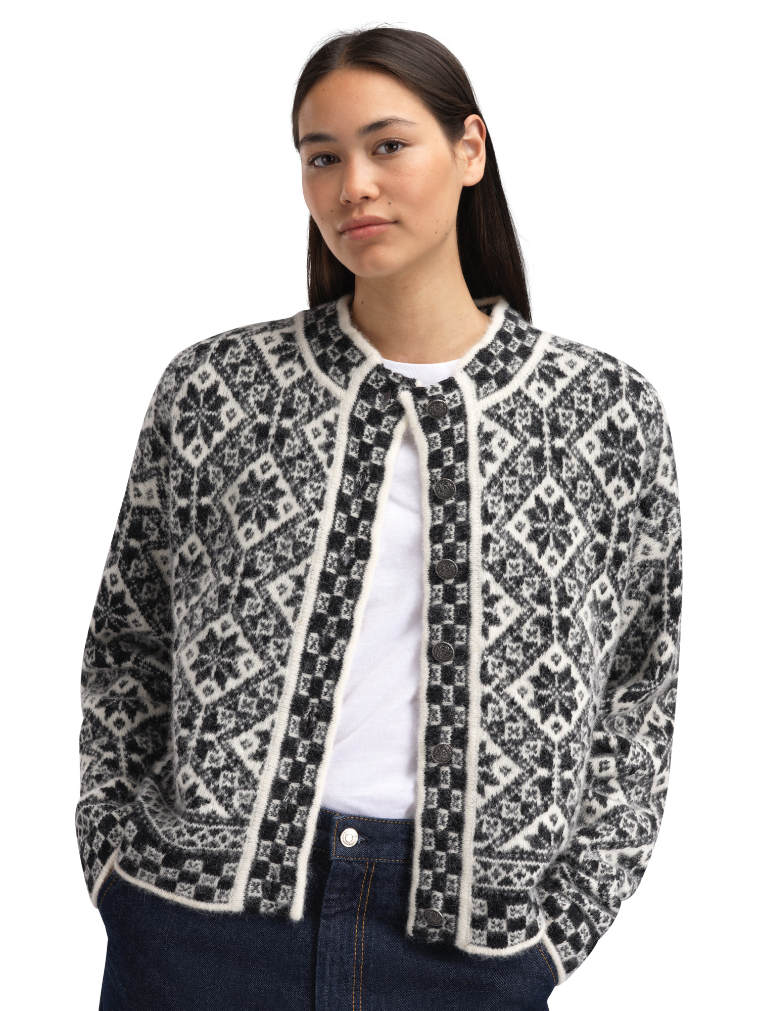 Sotra Alpa cardigan dame Sort