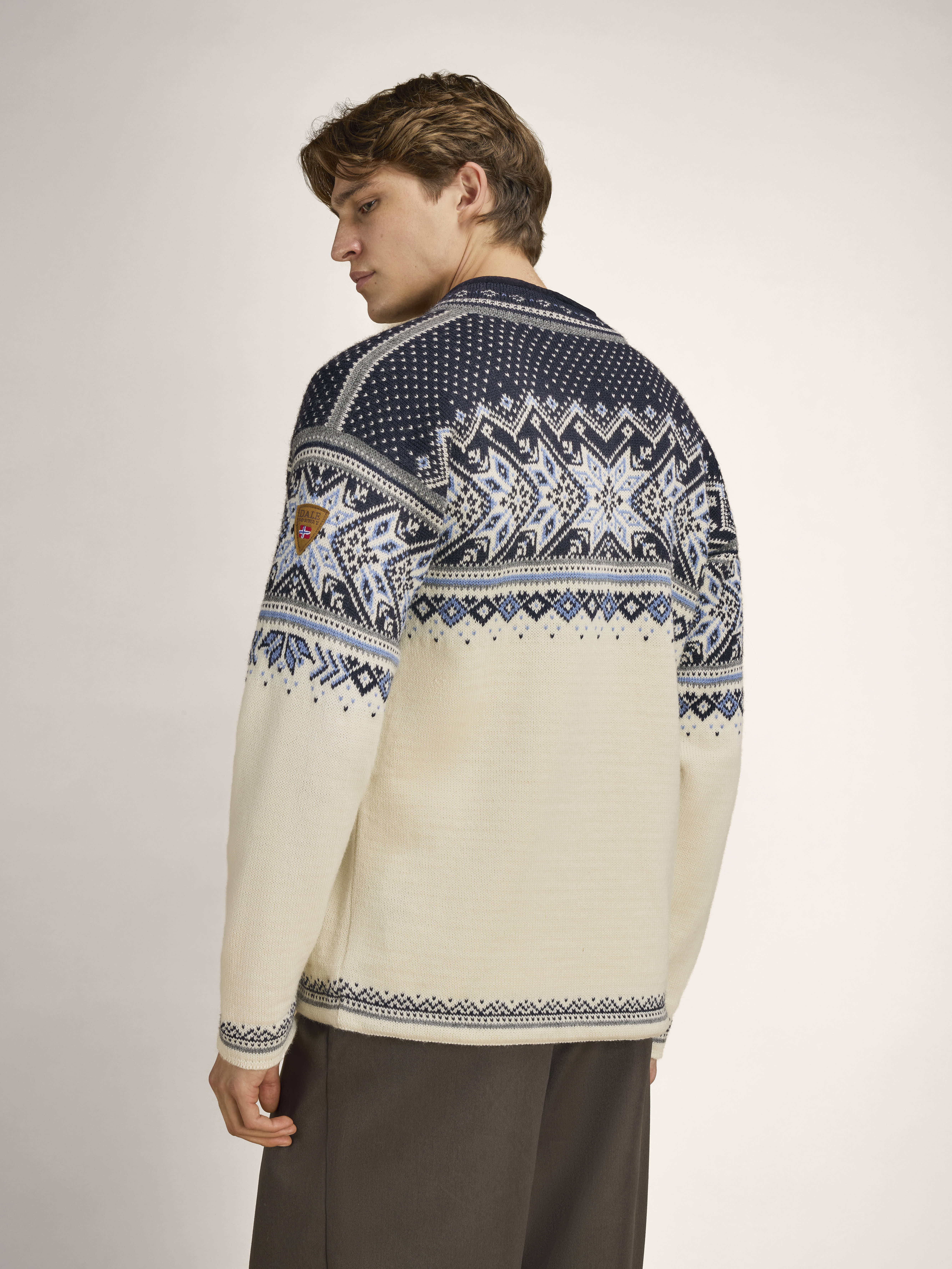 Vail ullgenser - norsk ull Offwhite