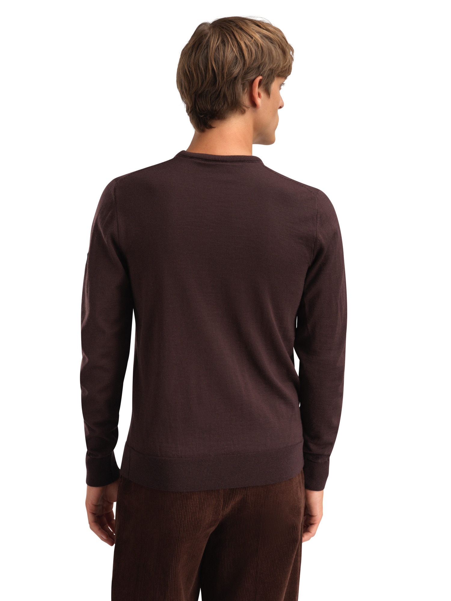 Magnus ullgenser - merino ull Aubergine