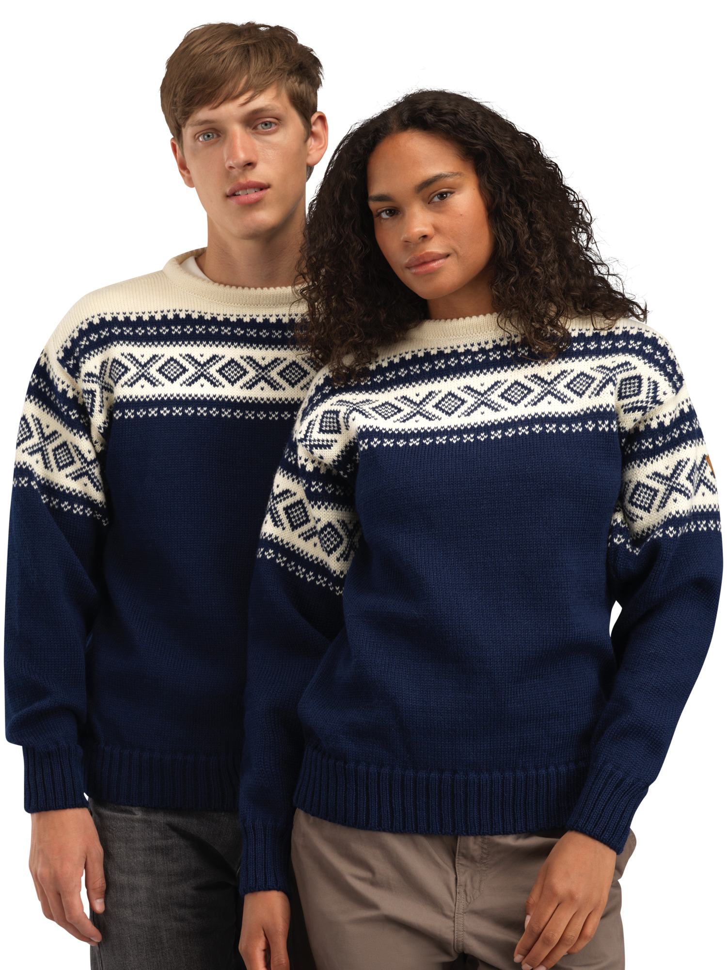 Cortina 1956 genser - norsk ull Mørk blå