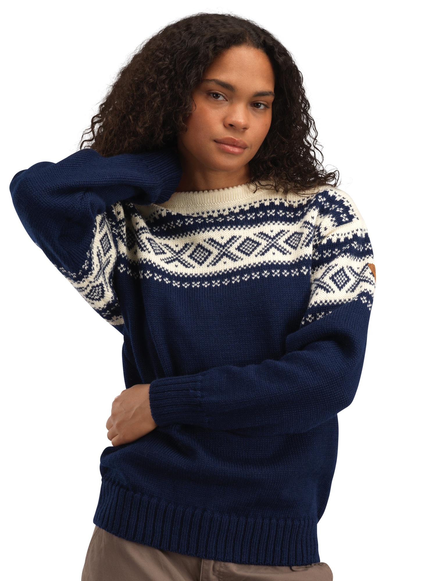 Cortina 1956 genser - norsk ull Mørk blå